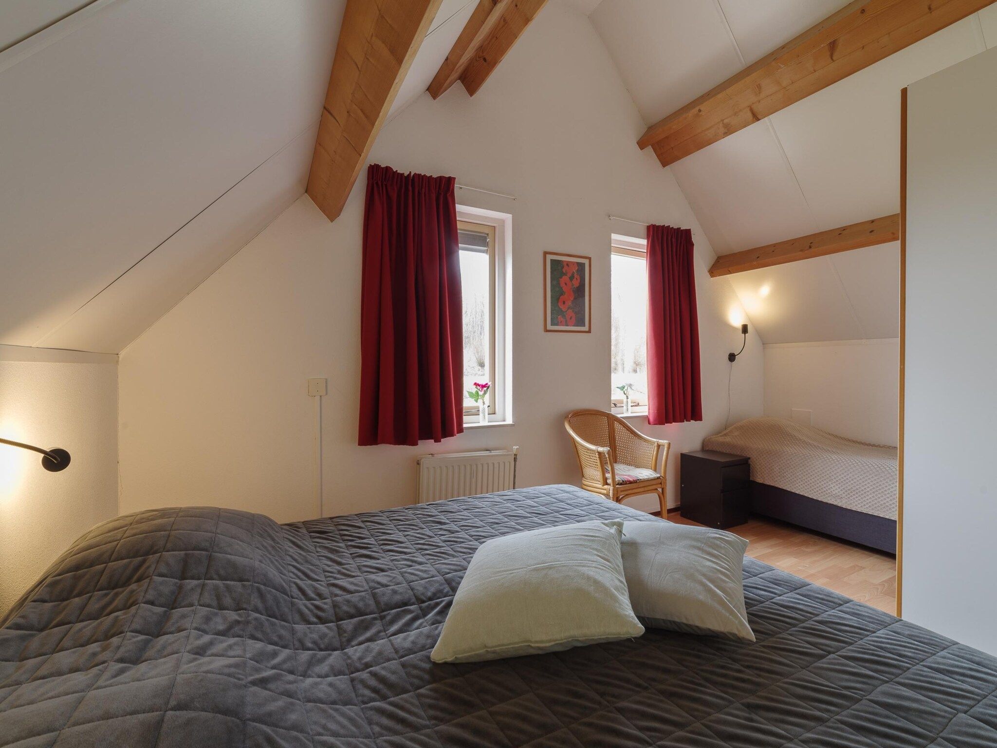 Een slaapkamer van Villapark De Oesterbaai 70 in Wemeldinge