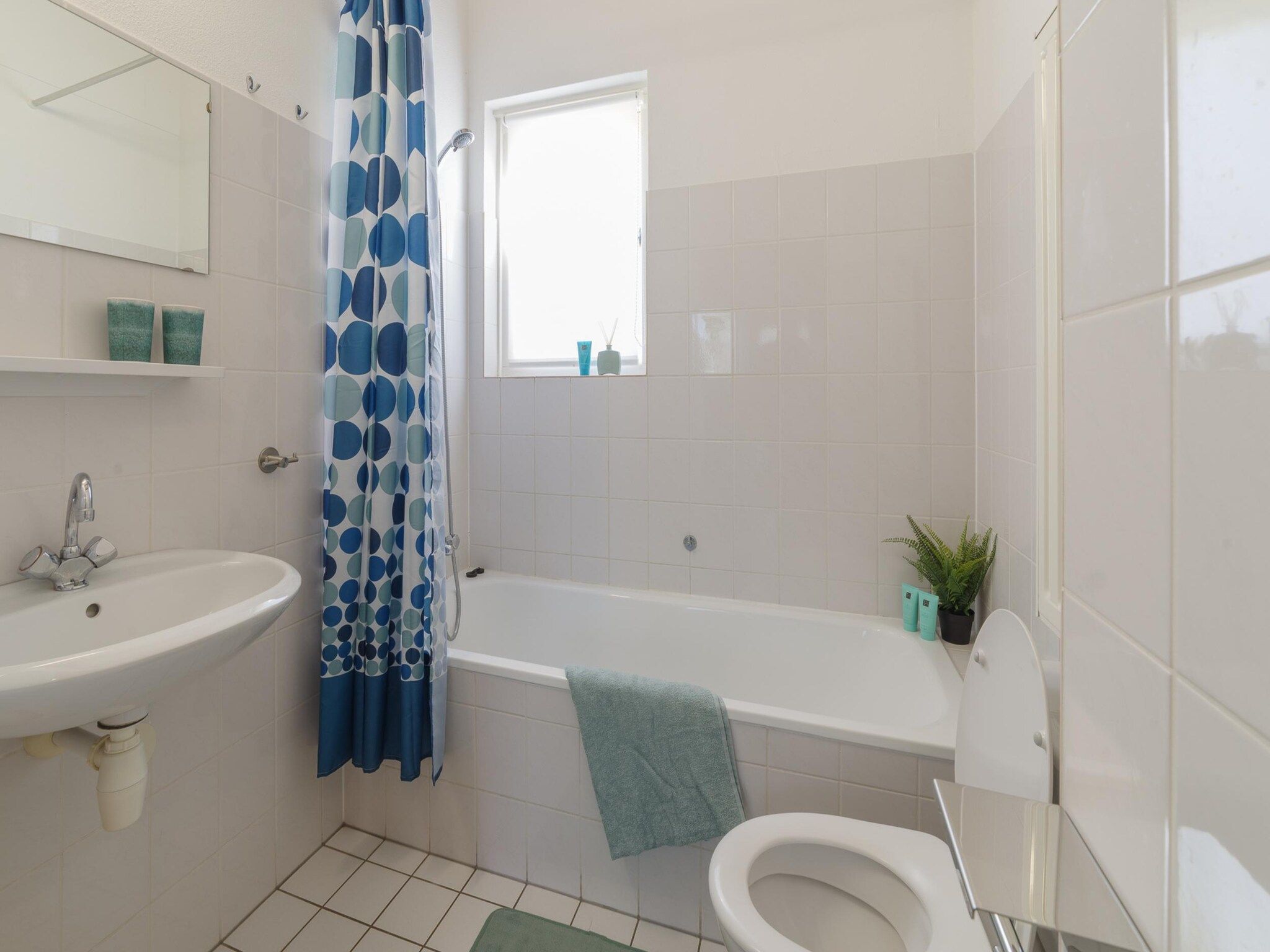 De badkamer van Villapark De Oesterbaai 75 in Wemeldinge