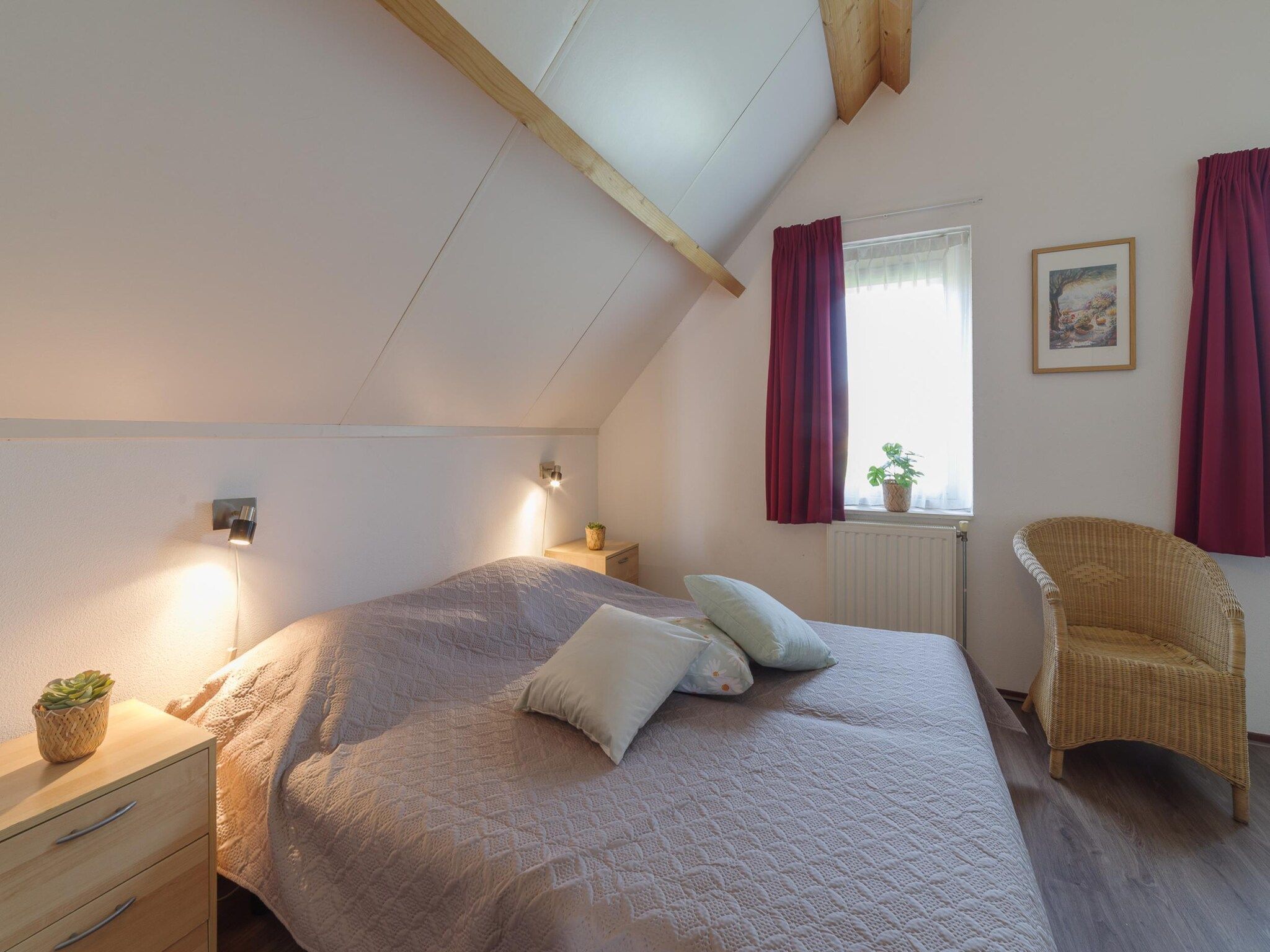 Een slaapkamer van Villapark De Oesterbaai 75 in Wemeldinge