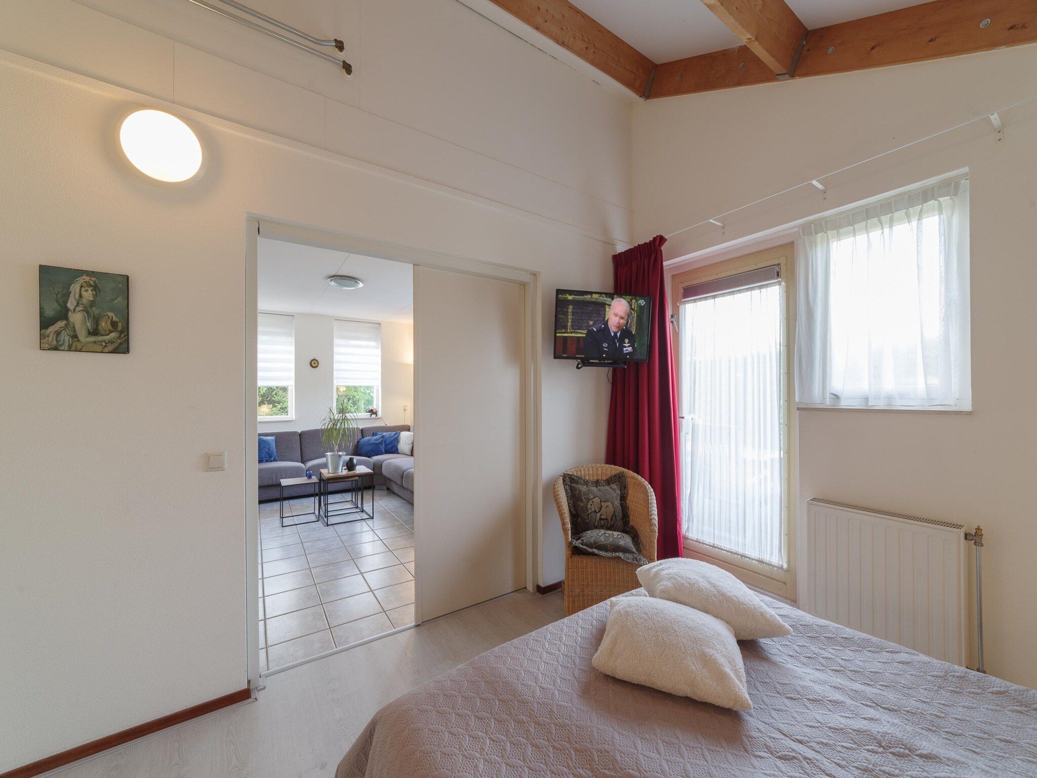 Een slaapkamer van Villapark De Oesterbaai 91 in Wemeldinge