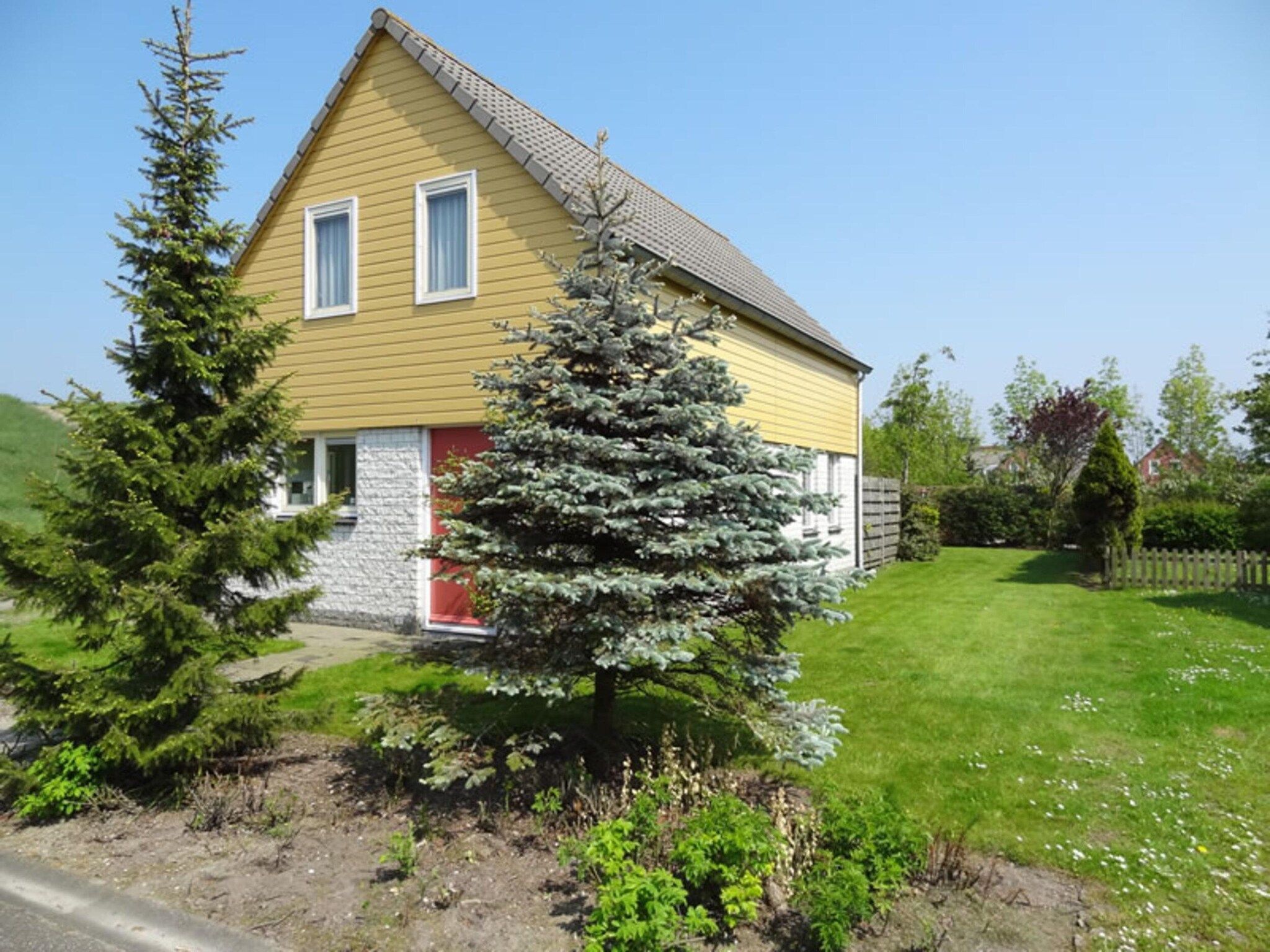 De buitenkant van Villapark De Oesterbaai 92 in Wemeldinge