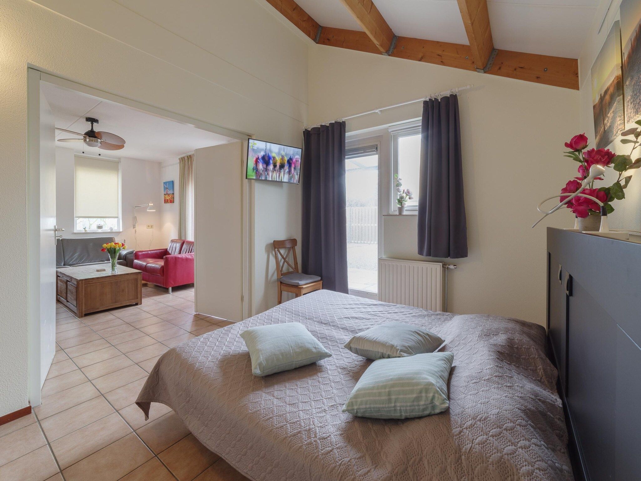 Een slaapkamer van Villapark De Oesterbaai 112 in Wemeldinge