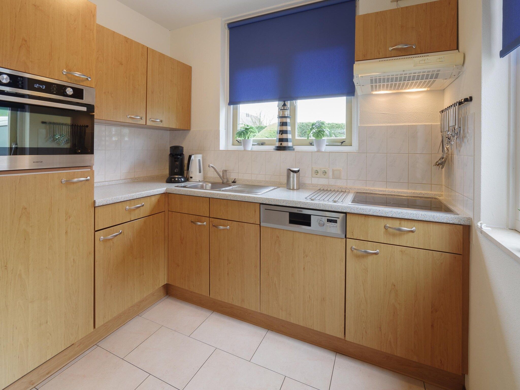 De keuken van Villapark De Oesterbaai 131 in Wemeldinge