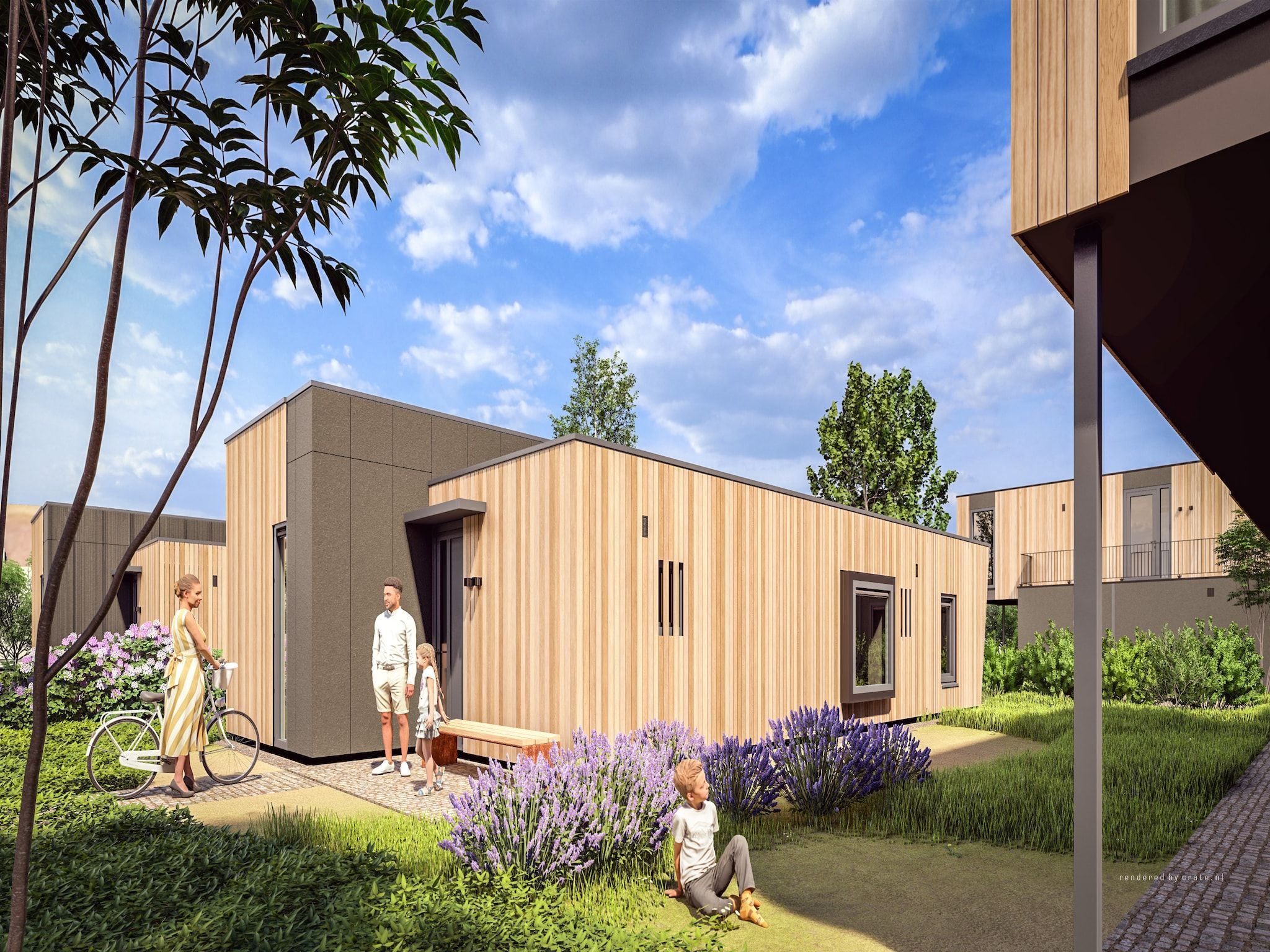 De buitenkant van Strandpark Vlugtenburg 15 in s Gravenzande