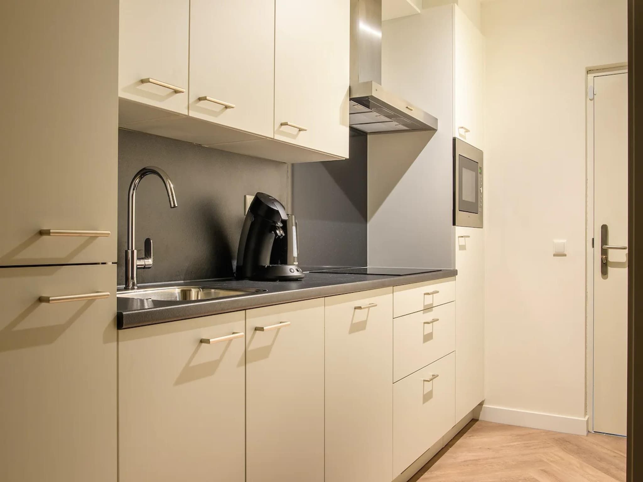 De keuken van Appartement Comfort 2AR in Bruinisse