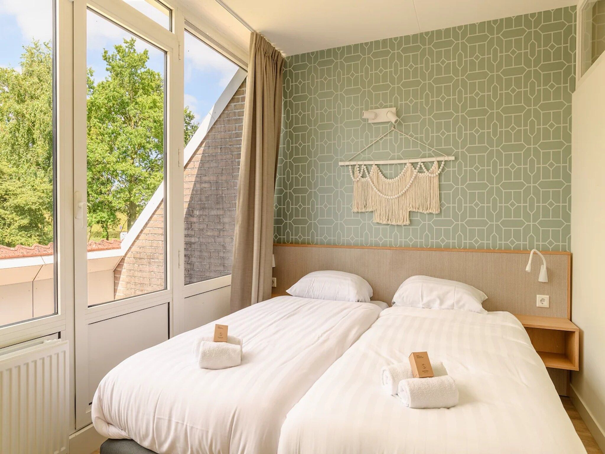 Een slaapkamer van Appartement Wellness 4 in Bruinisse