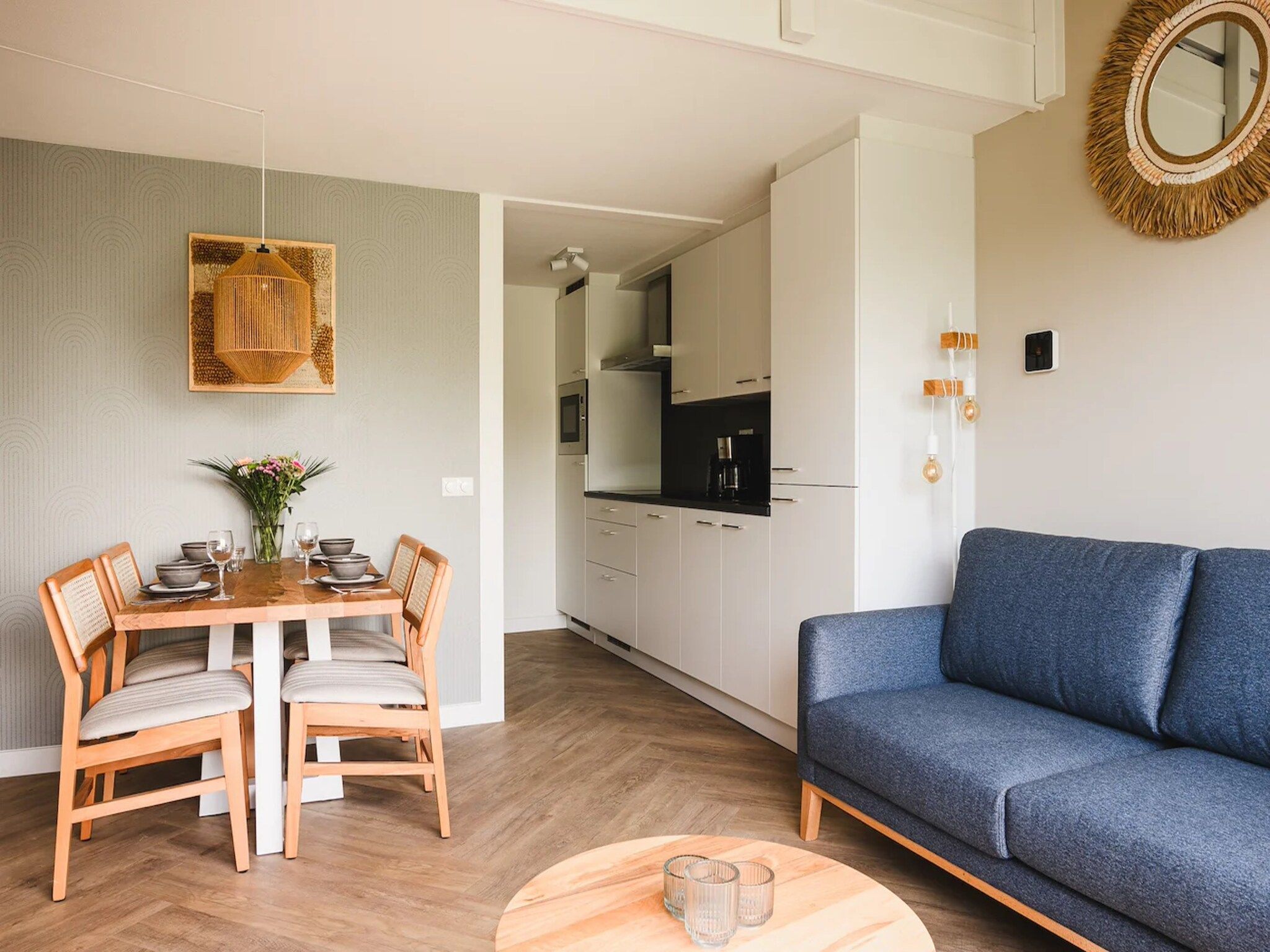 De woonkamer van Appartement Comfort 4AR in Bruinisse