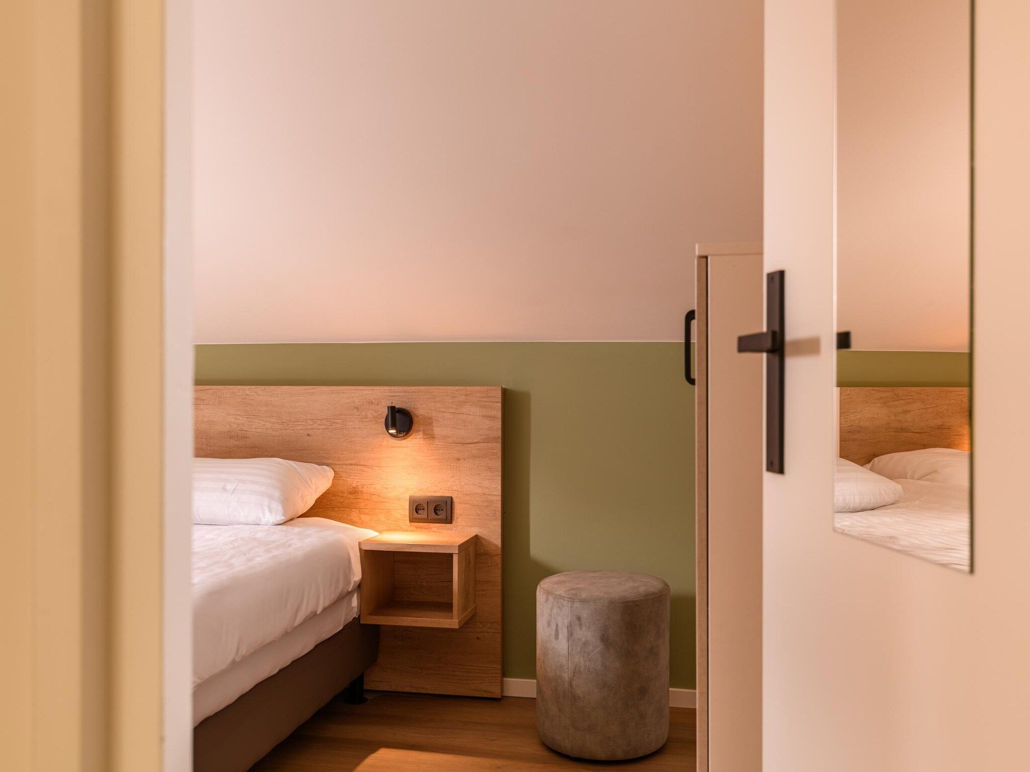 Een slaapkamer van Bungalow 4B1 in Vijlen