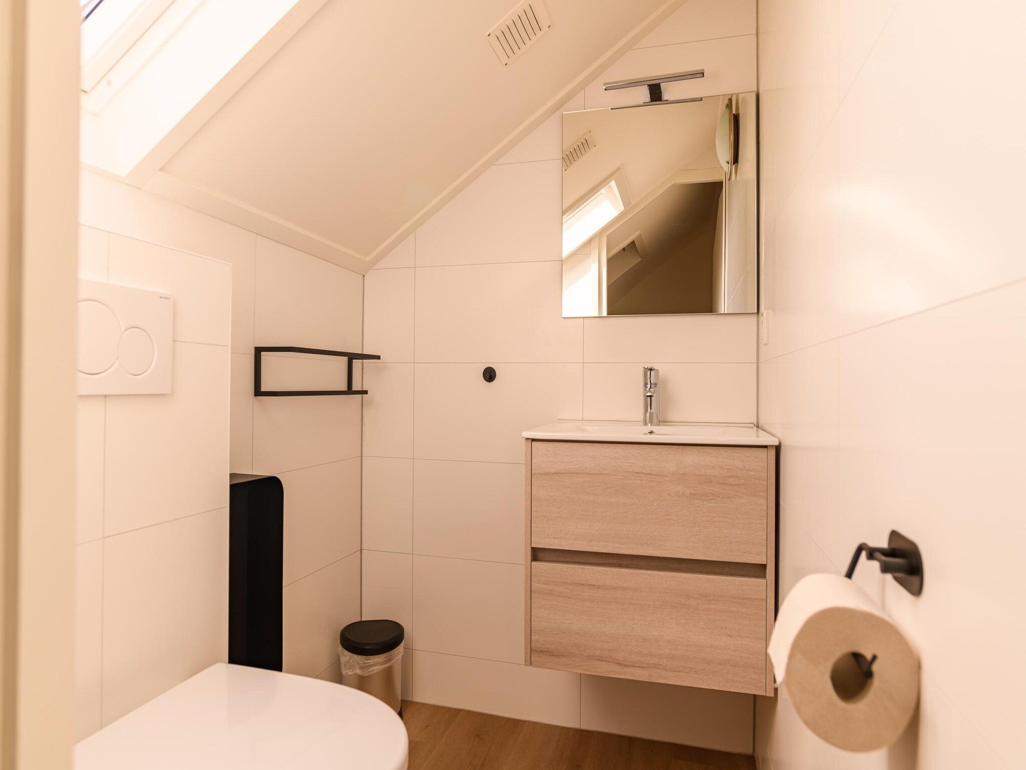 De badkamer van Bungalow 4B1 in Vijlen