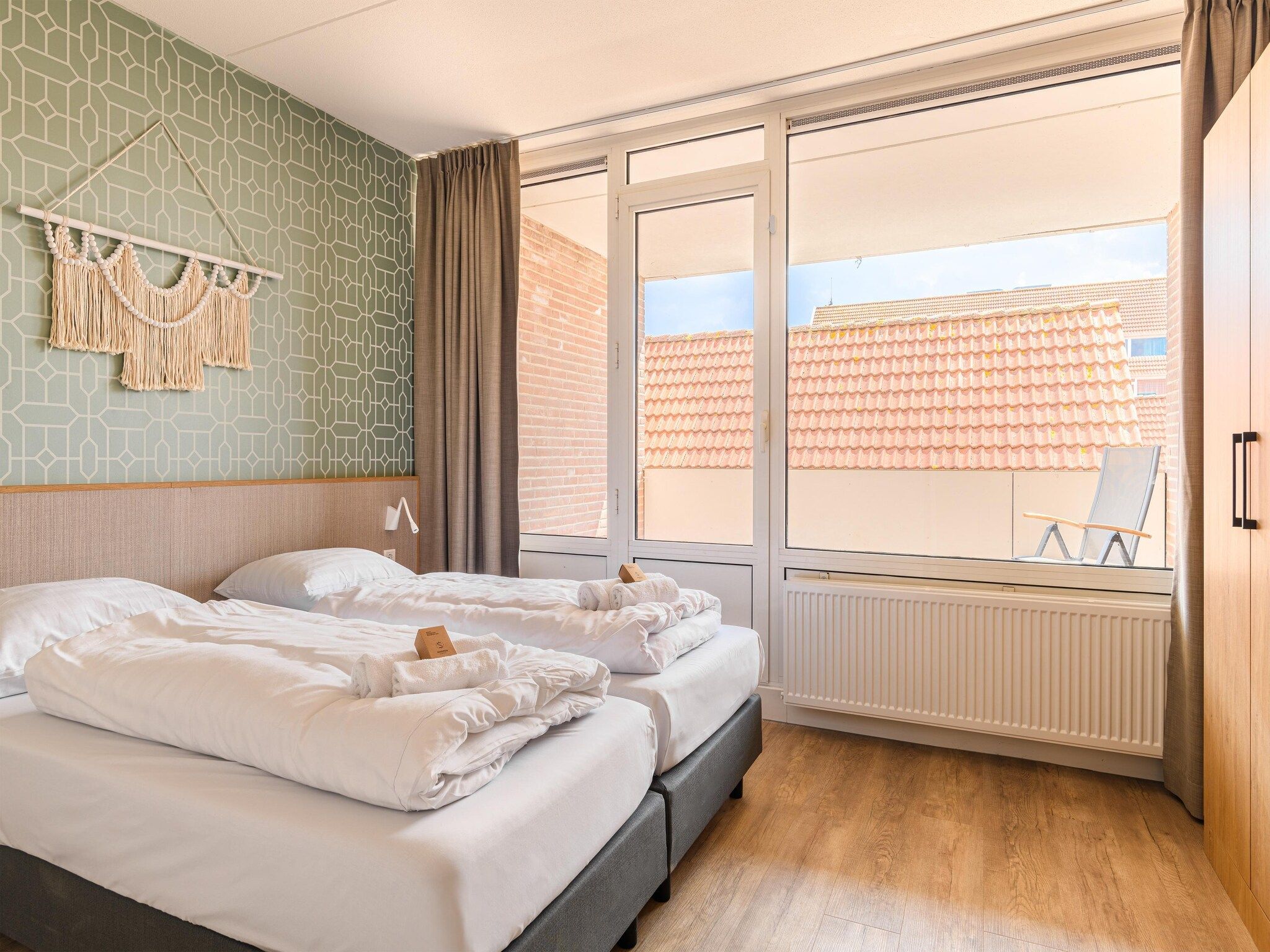 Een slaapkamer van Apartement Comfort 4BR in Bruinisse