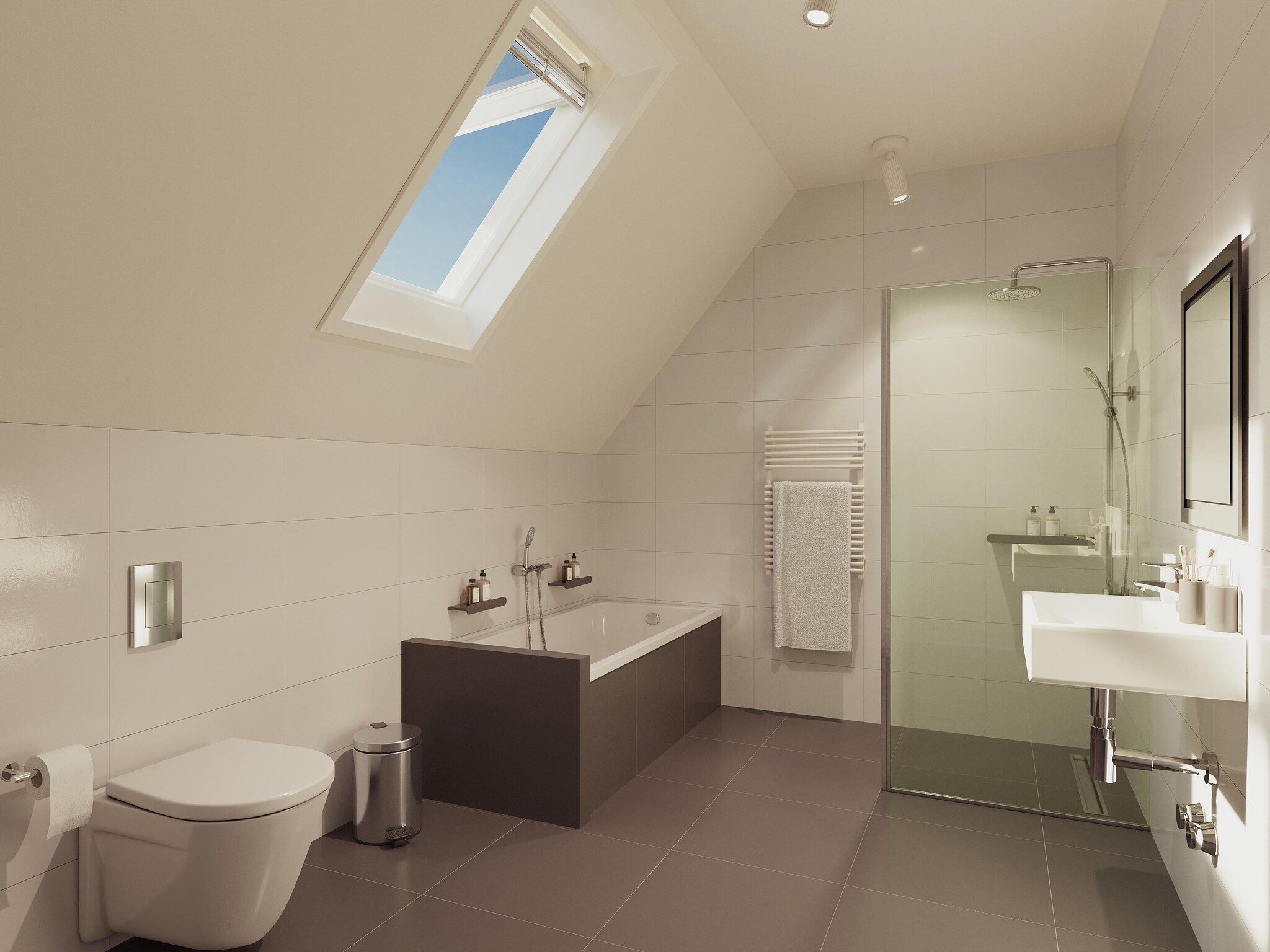 De badkamer van Barnsteen Sauna in TA Gasselte