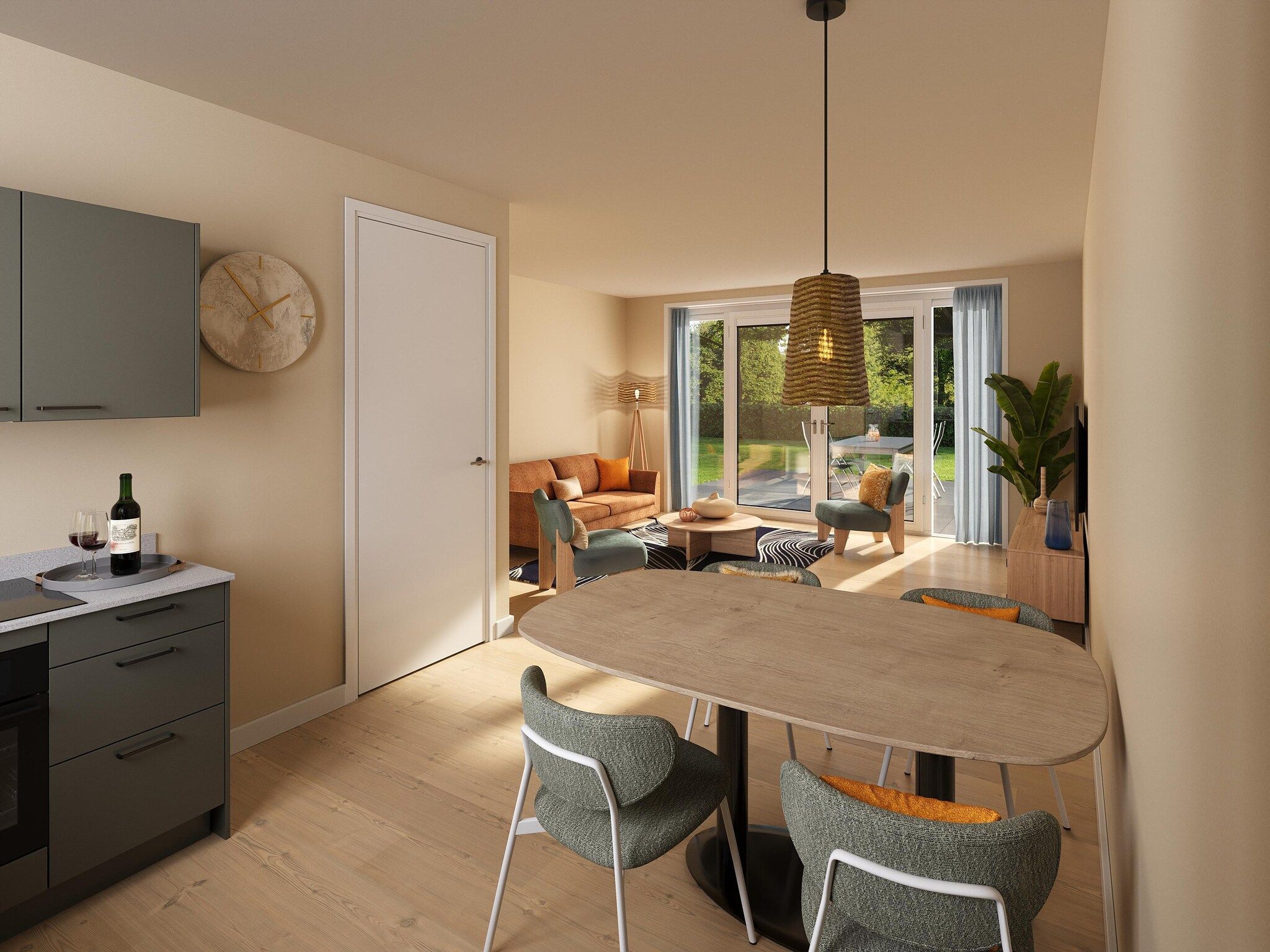 De eetkamer van Vooroeverhuys Wellness in PS Opperdoes