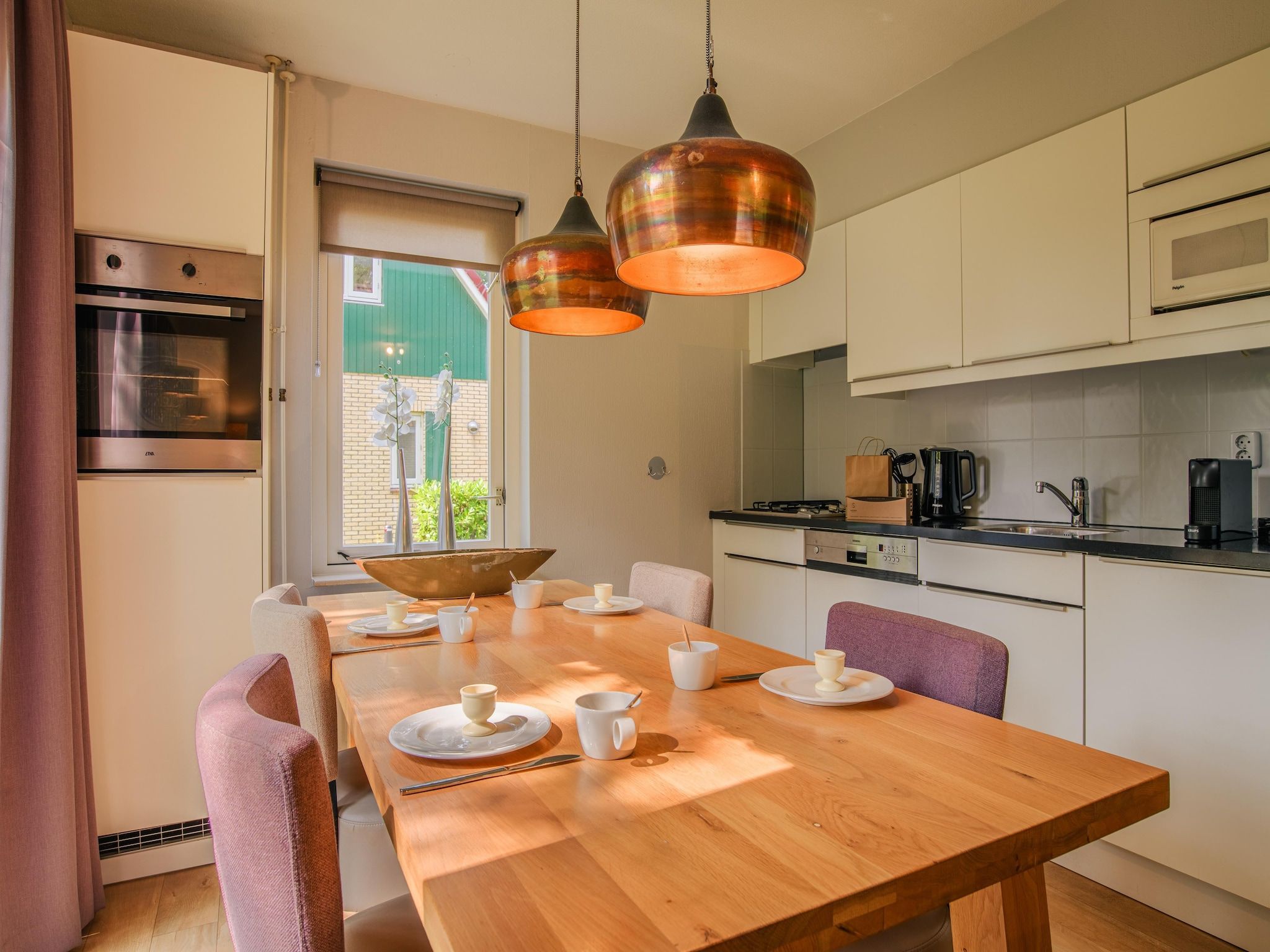 De eetkamer van Parc Duc de Brabant 14 in Diessen-Baarschot