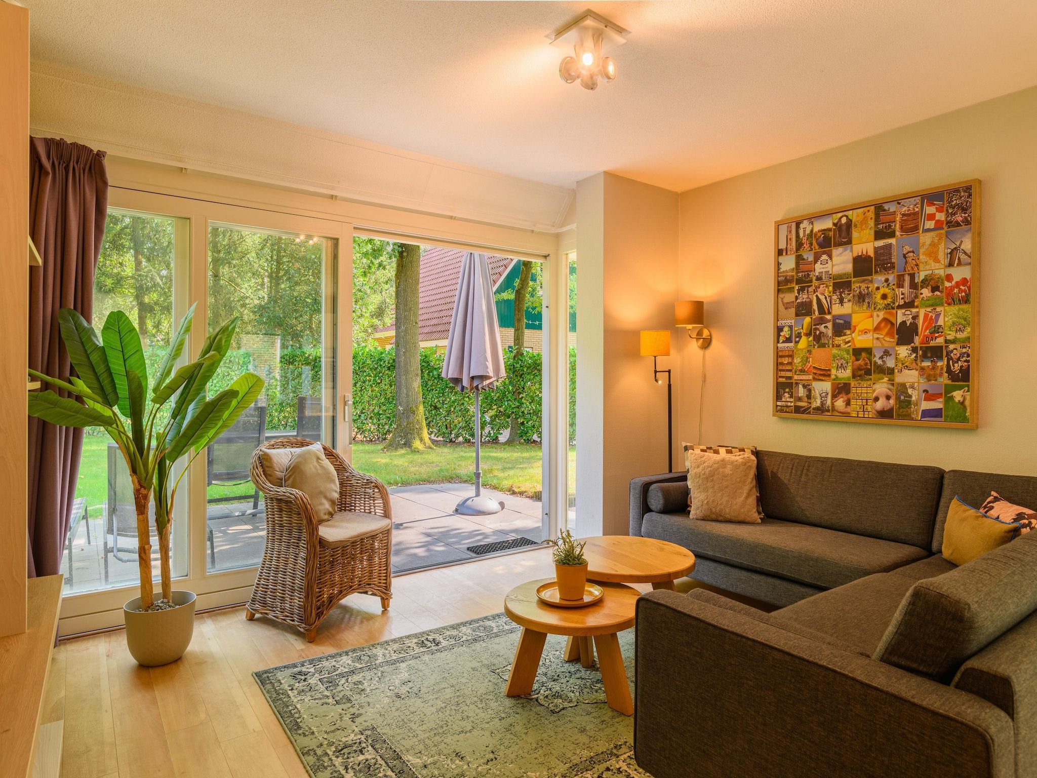 De woonkamer van Parc Duc de Brabant 14 in Diessen-Baarschot