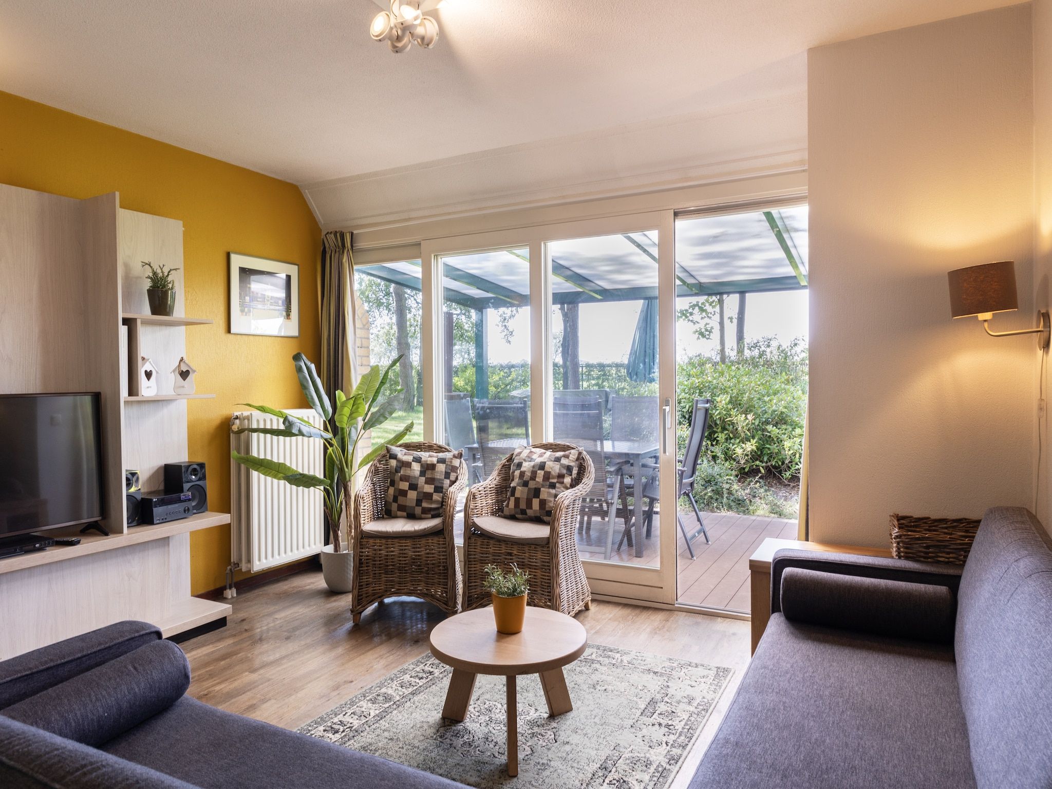 De woonkamer van Parc Duc de Brabant 15 in Diessen-Baarschot