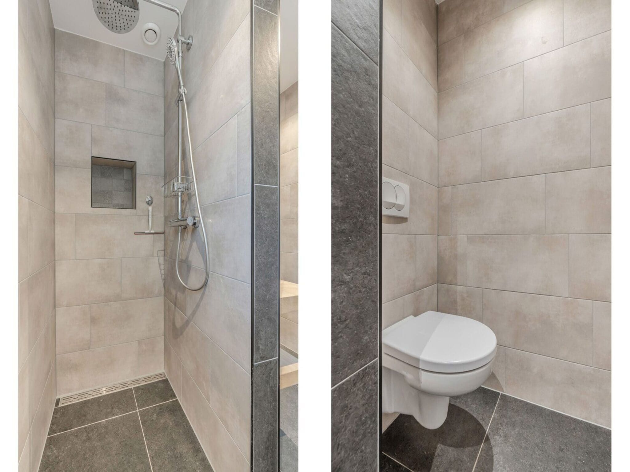 De badkamer van Farm Lodge 670 in Baarle-nassau