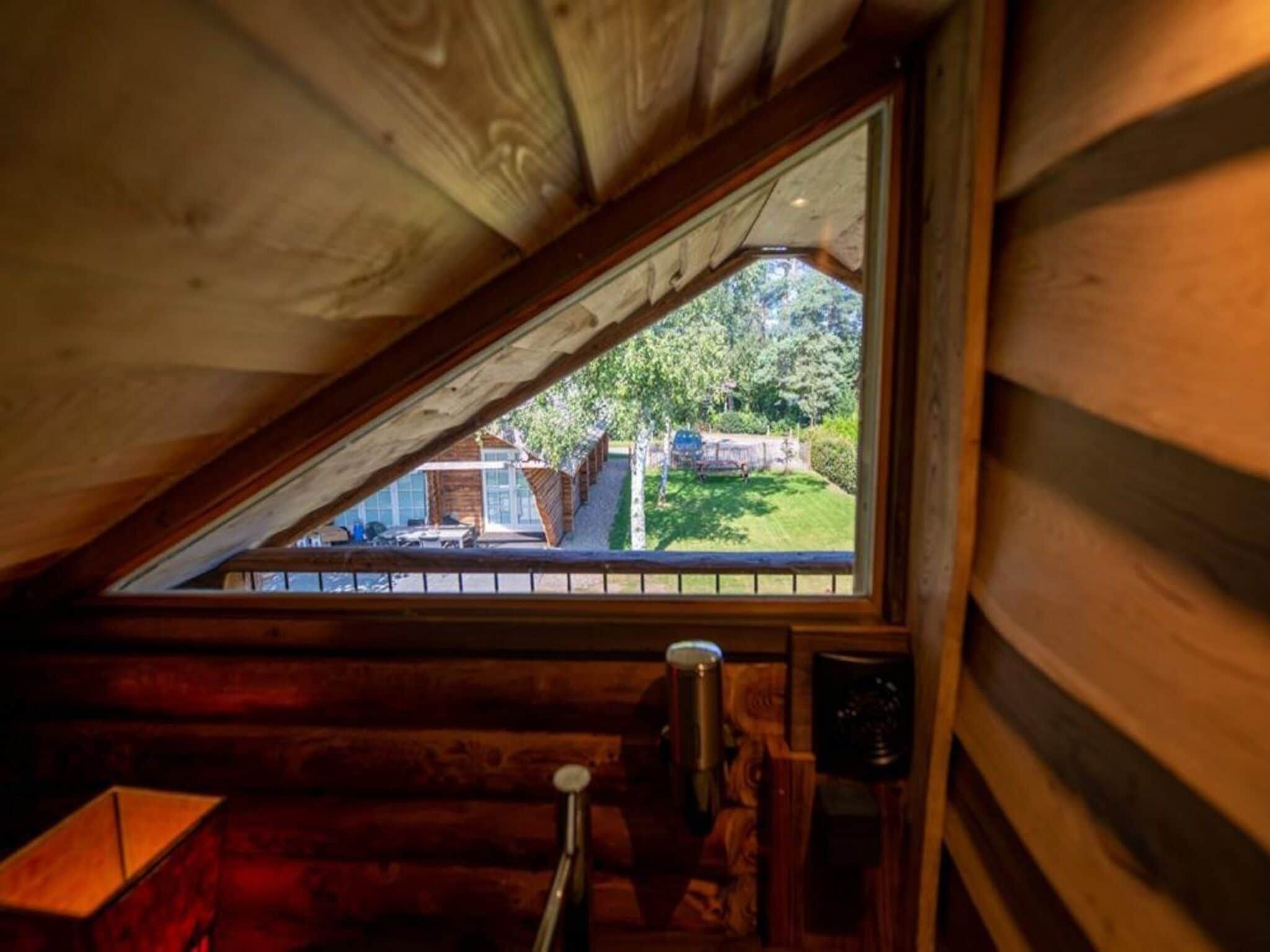 De badkamer van Paalchalet 723 in Baarle-nassau