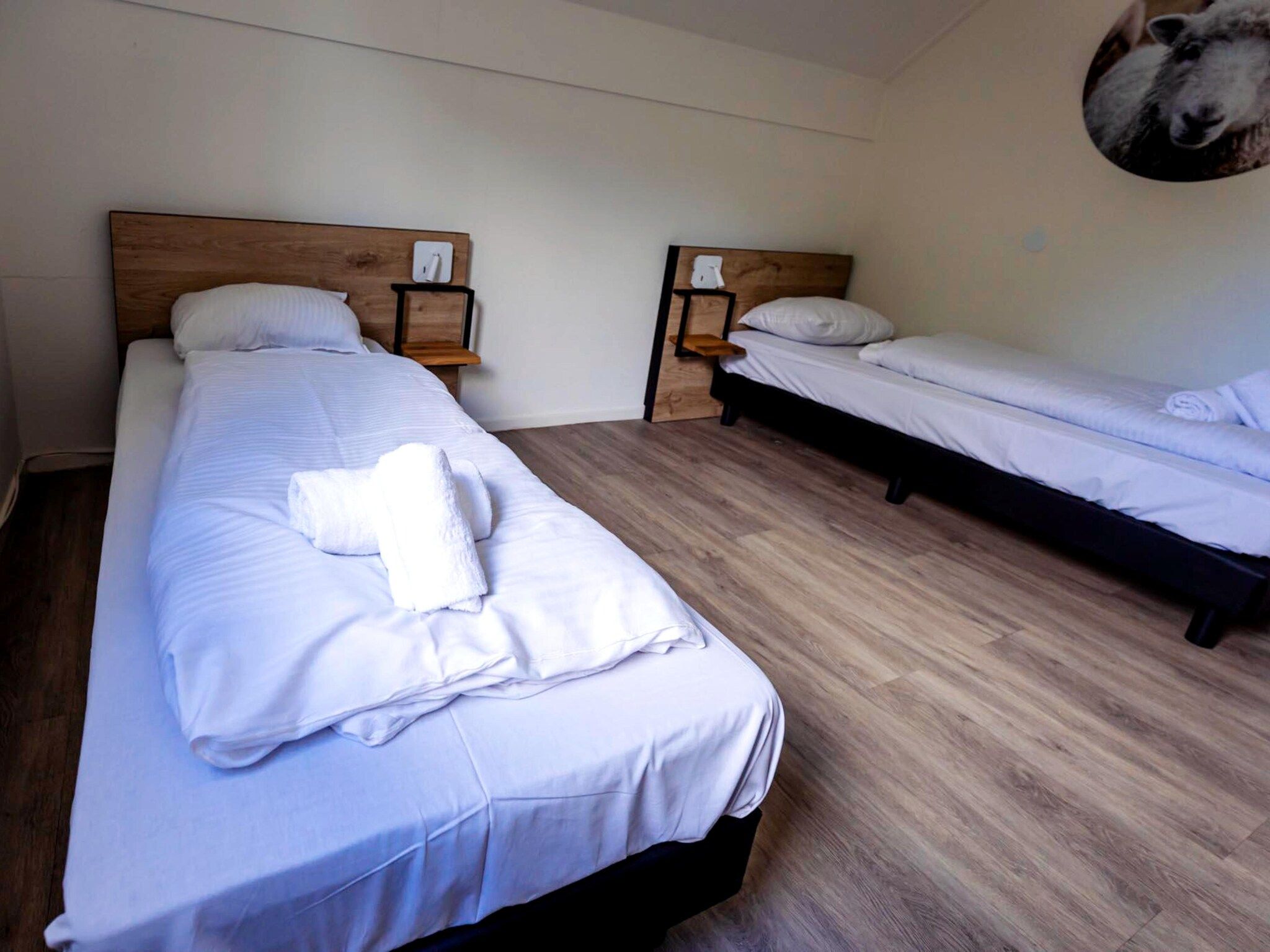 Een slaapkamer van 8 - Persons Family bungalow in Ewijk