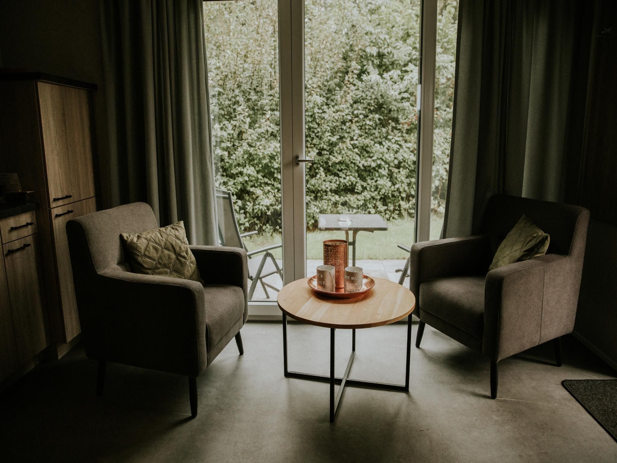 De woonkamer van Luxe loft  2 persoons in Balkbrug