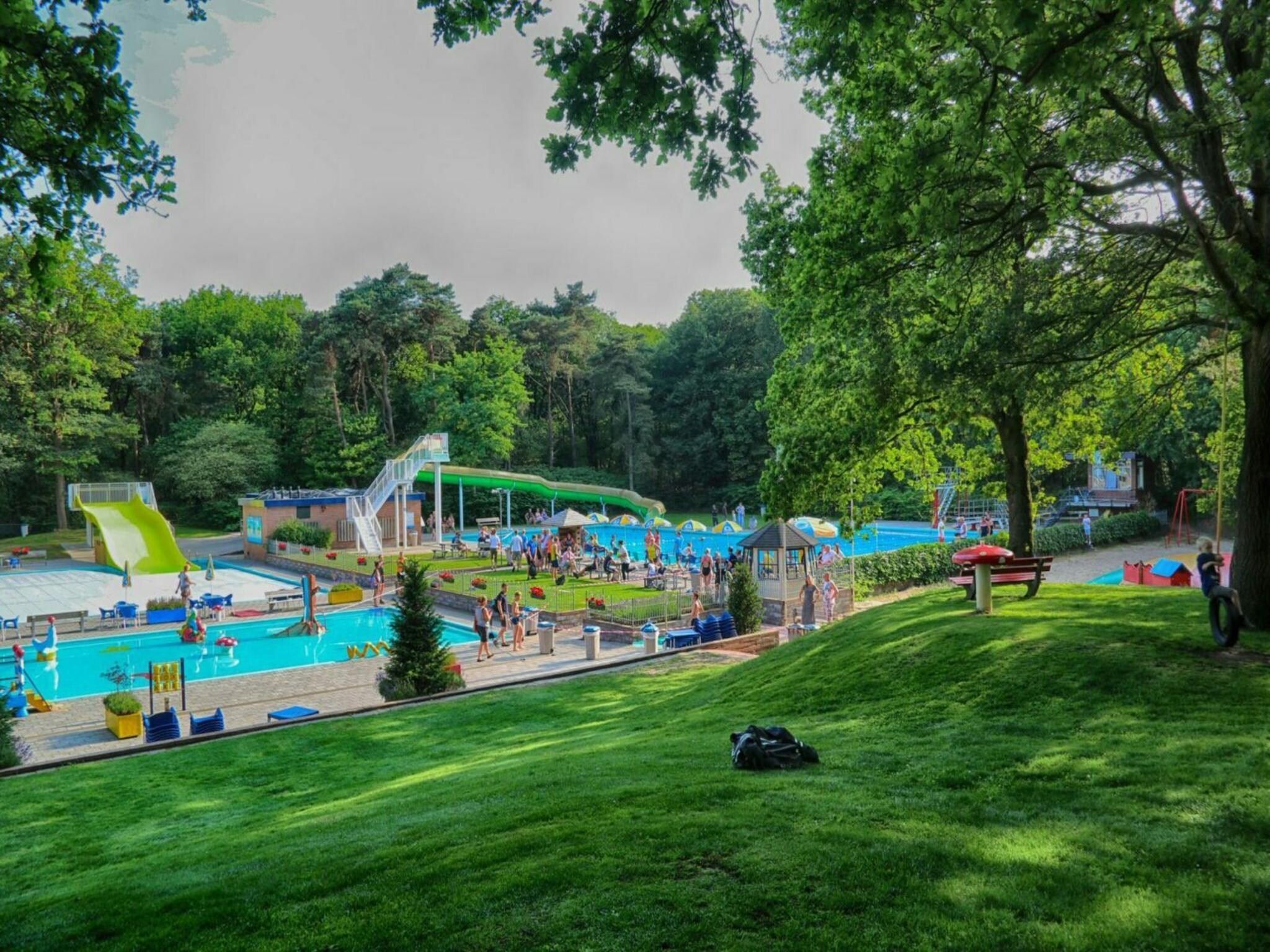 Parkfaciliteiten bij Boslodge l 4 persons in Balkbrug