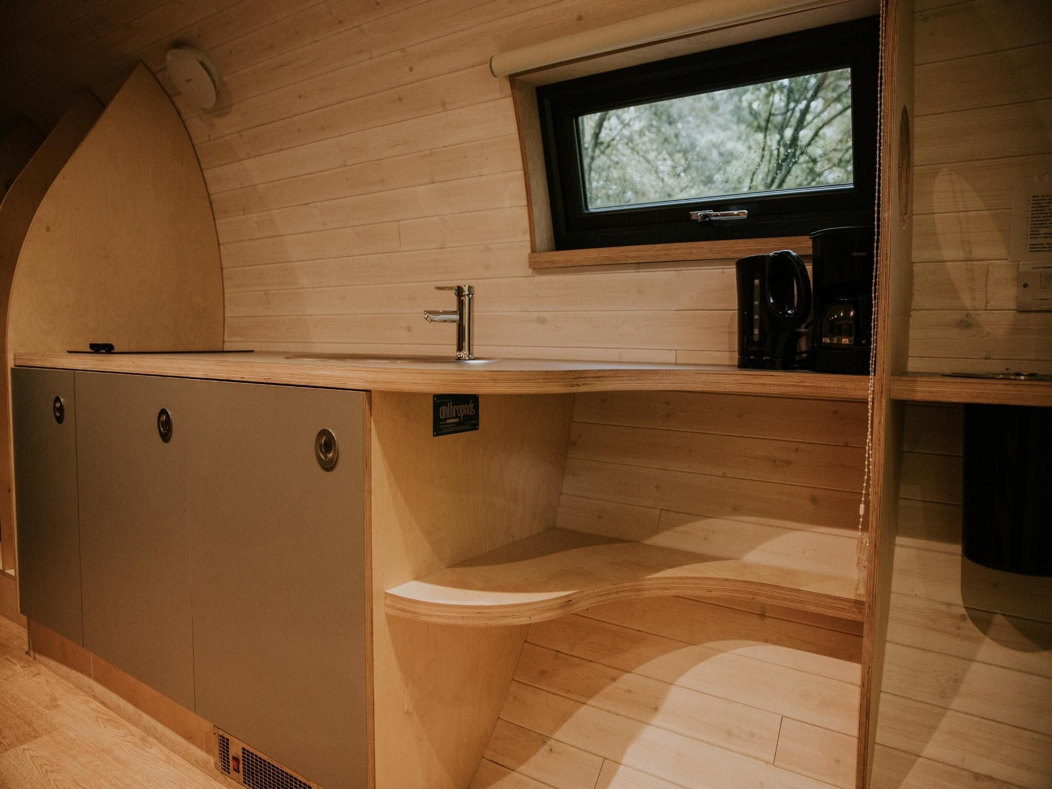 De keuken van Skycabin | 2-4 persoons in Balkbrug