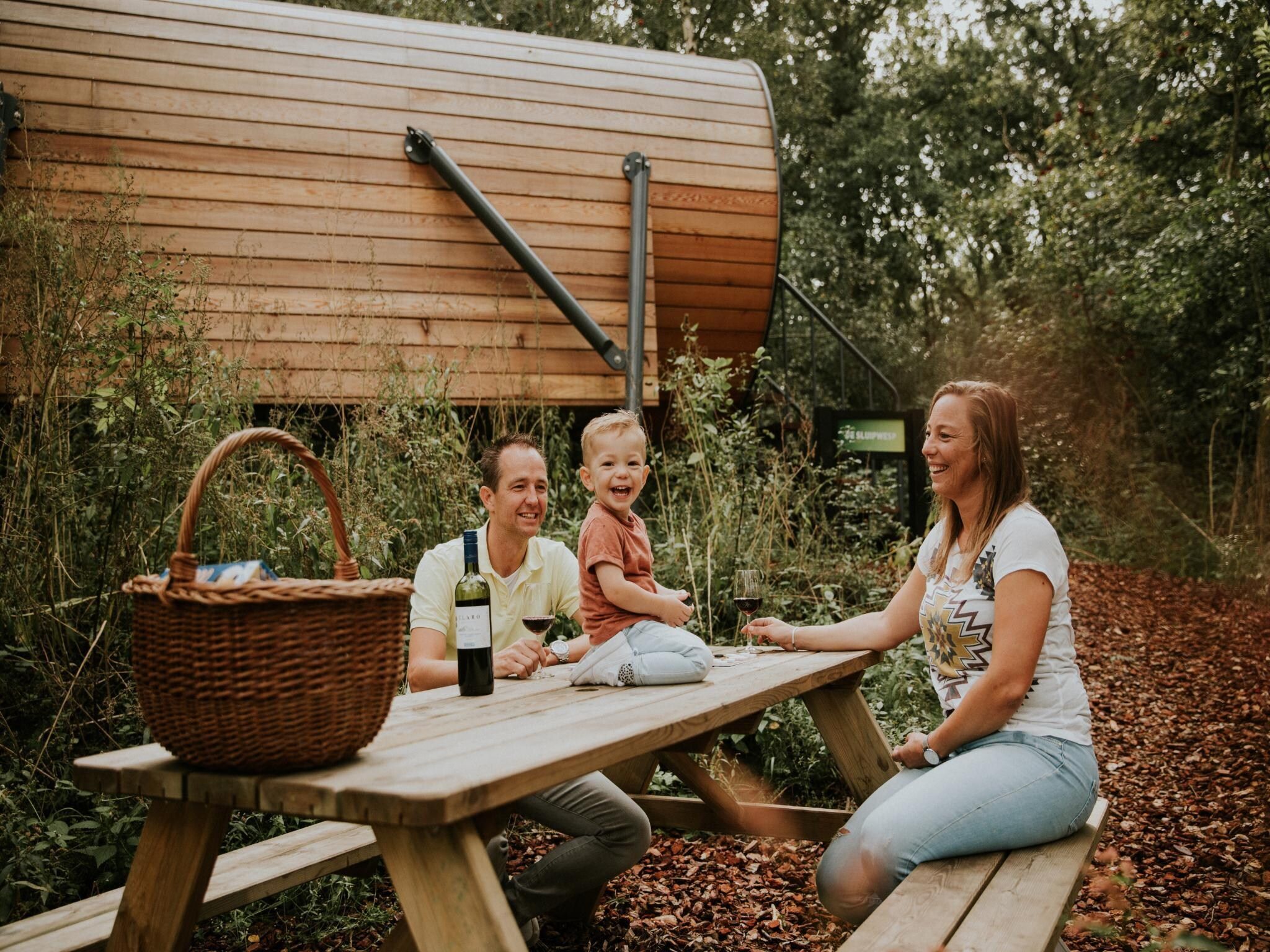 De tuin van Skycabin | 2-4 persoons in Balkbrug