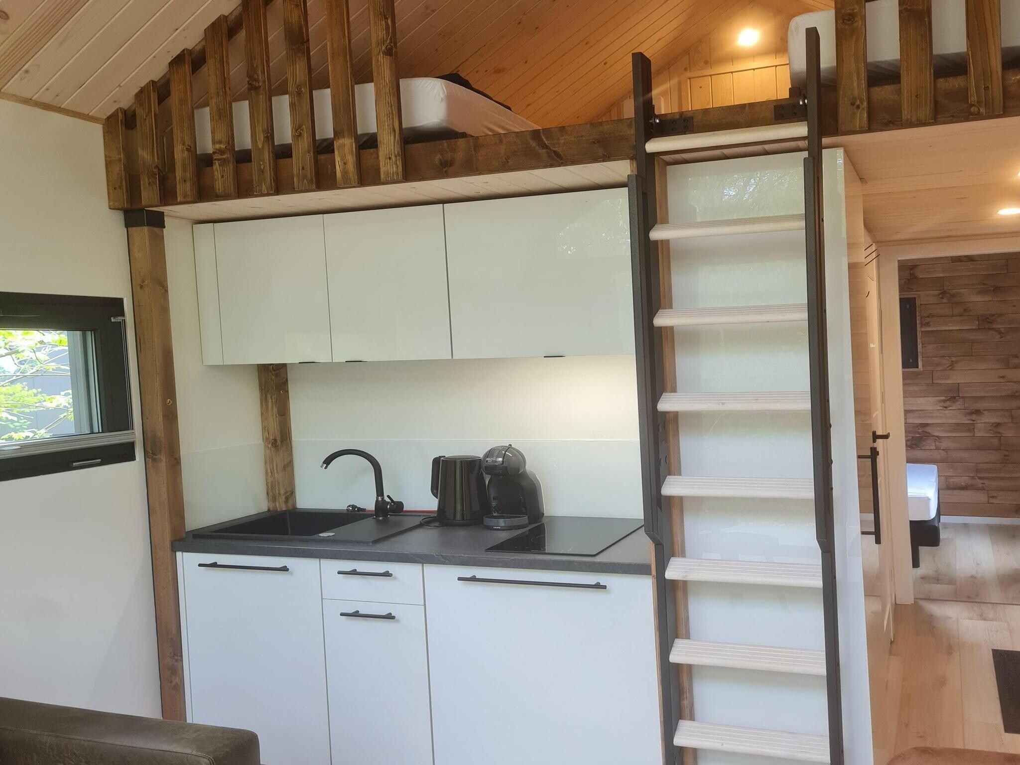 De keuken van Tiny house | 2-4 persoons in Balkbrug