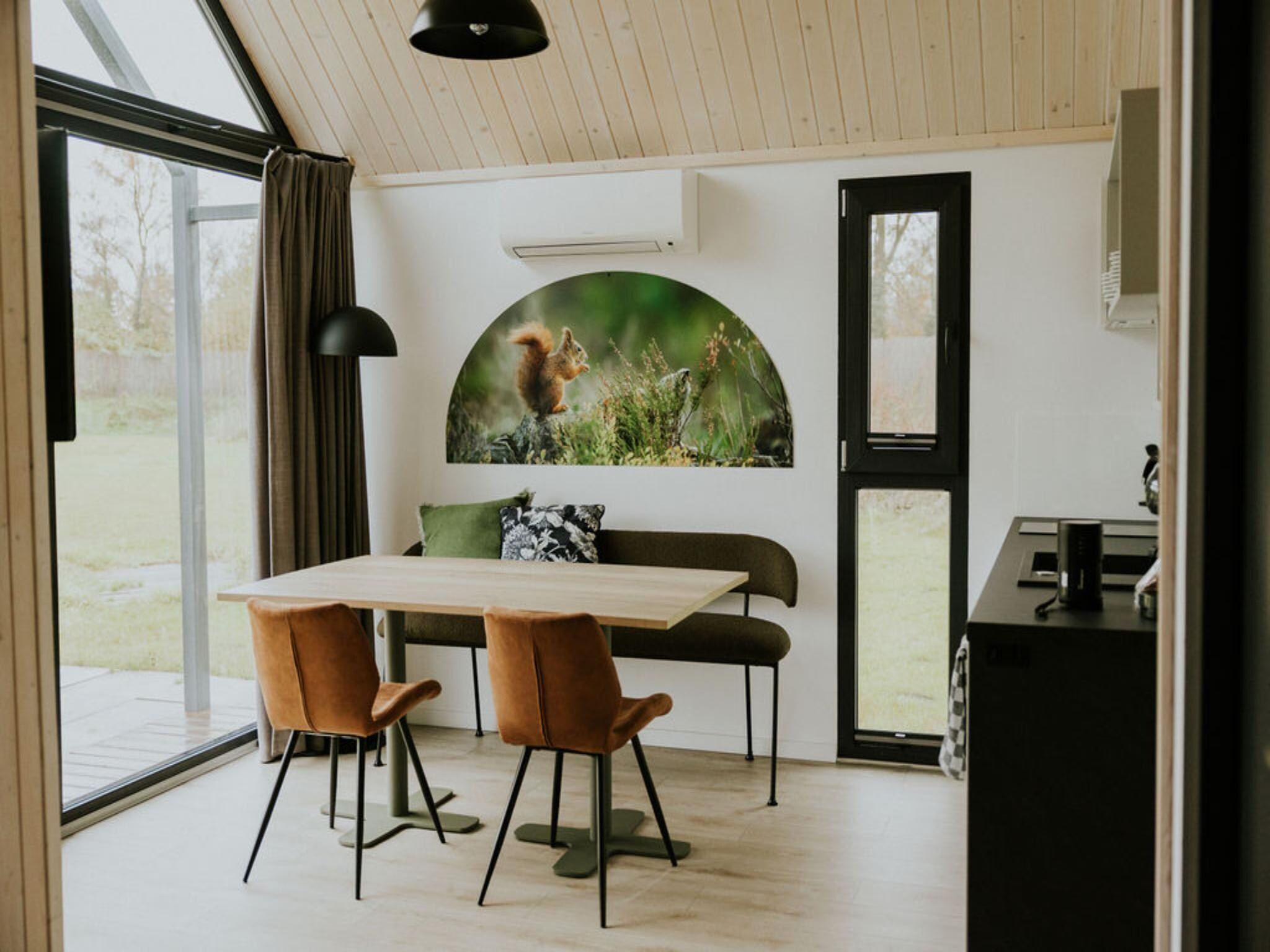 De eetkamer van Cosy house | 4 persoons in Balkbrug