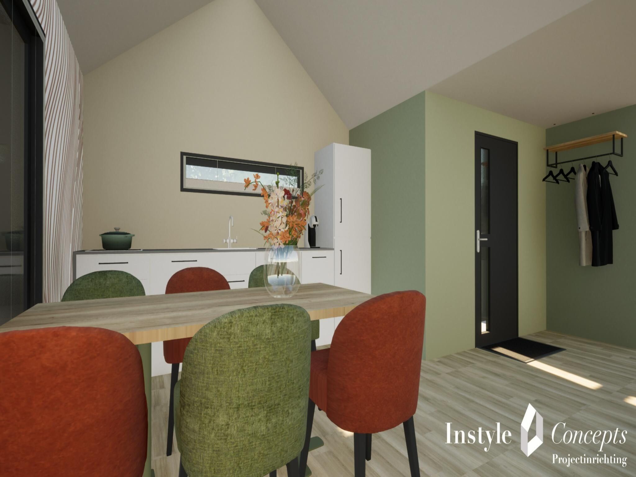 De keuken van Cosy Lodge | 6 persoons in Balkbrug