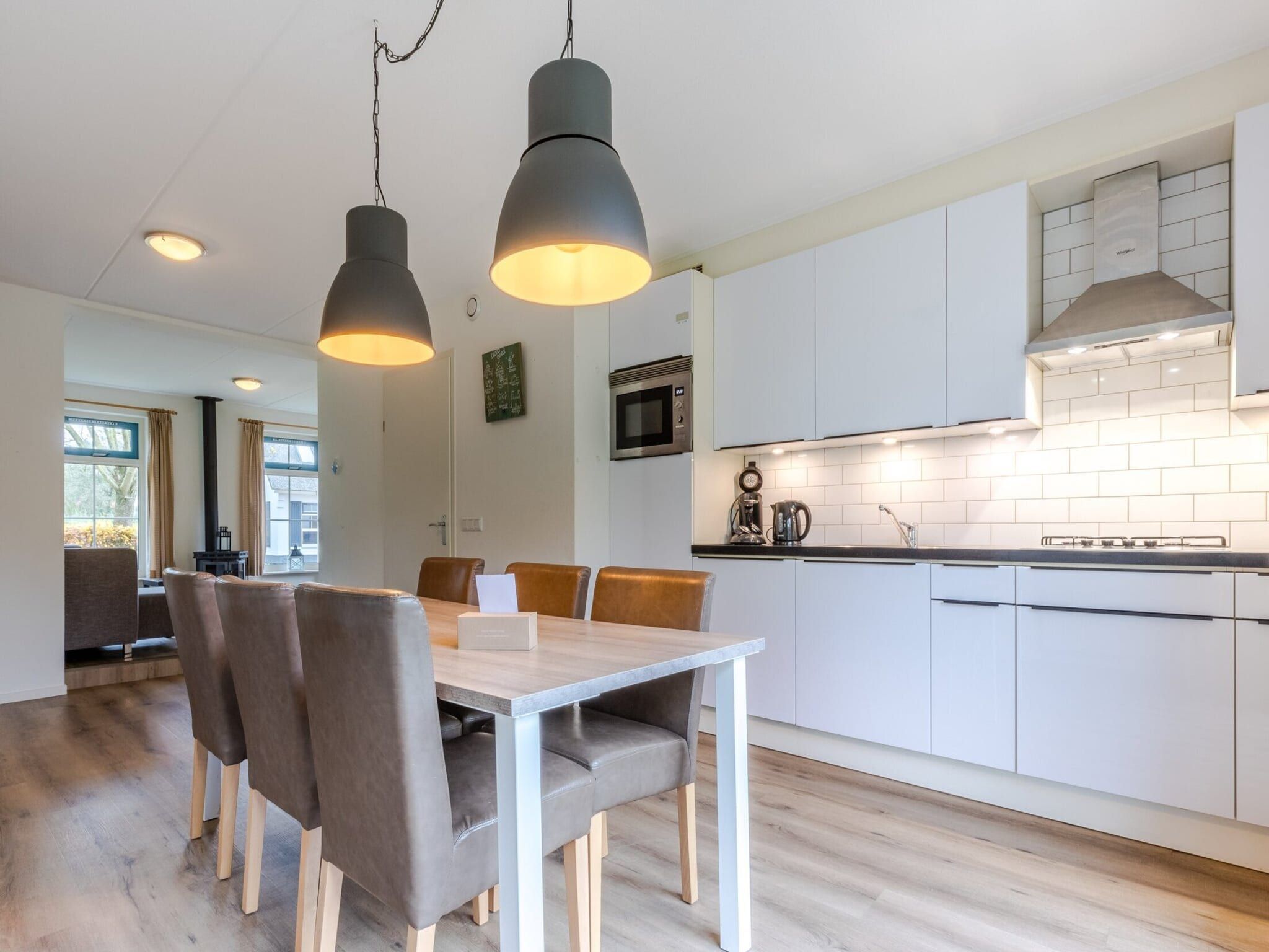 De eetkamer van Kustpark Texel 6 in De Koog