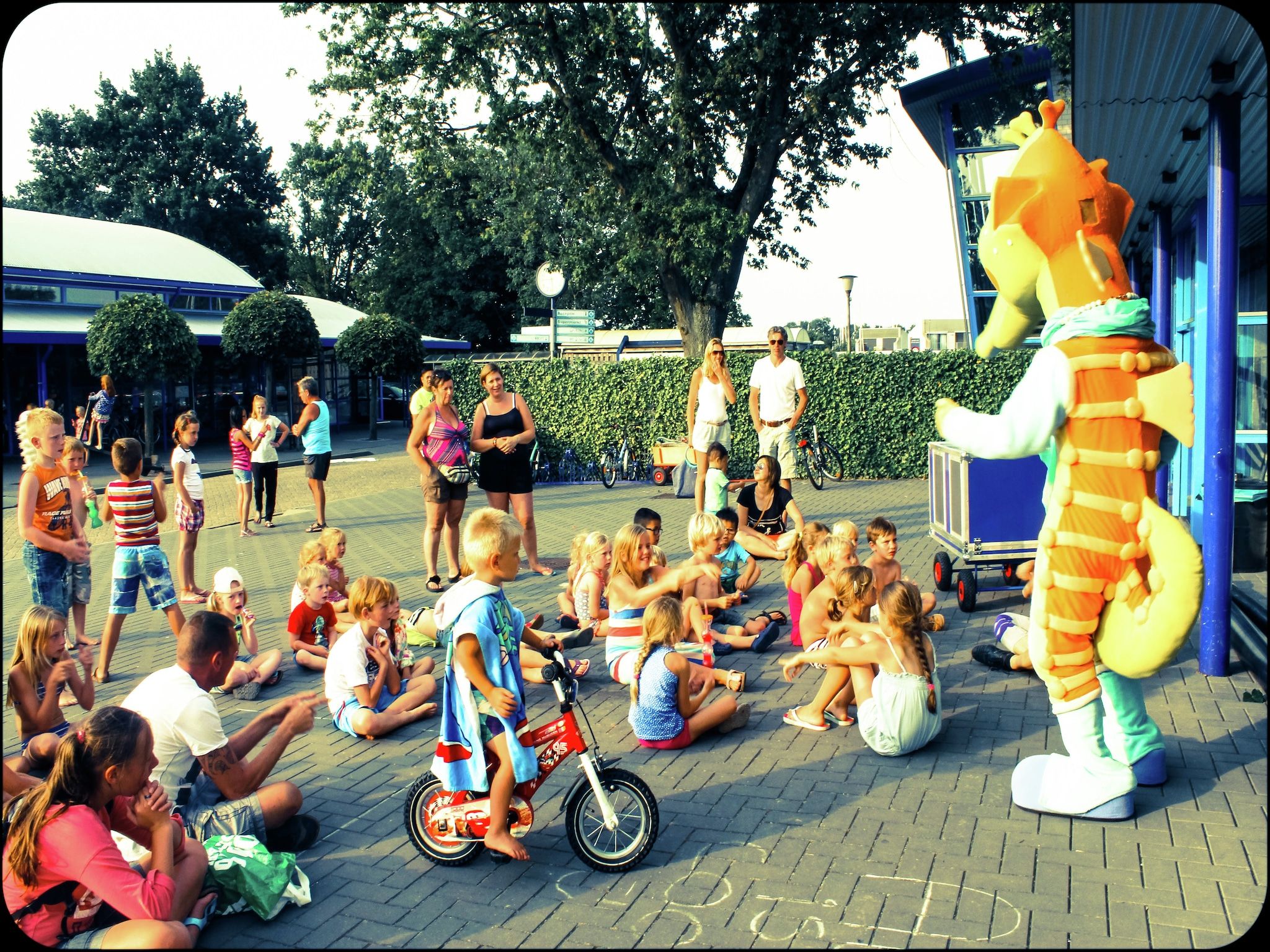 Parkfaciliteiten bij Villapark de Paardekreek 3 in Kortgene