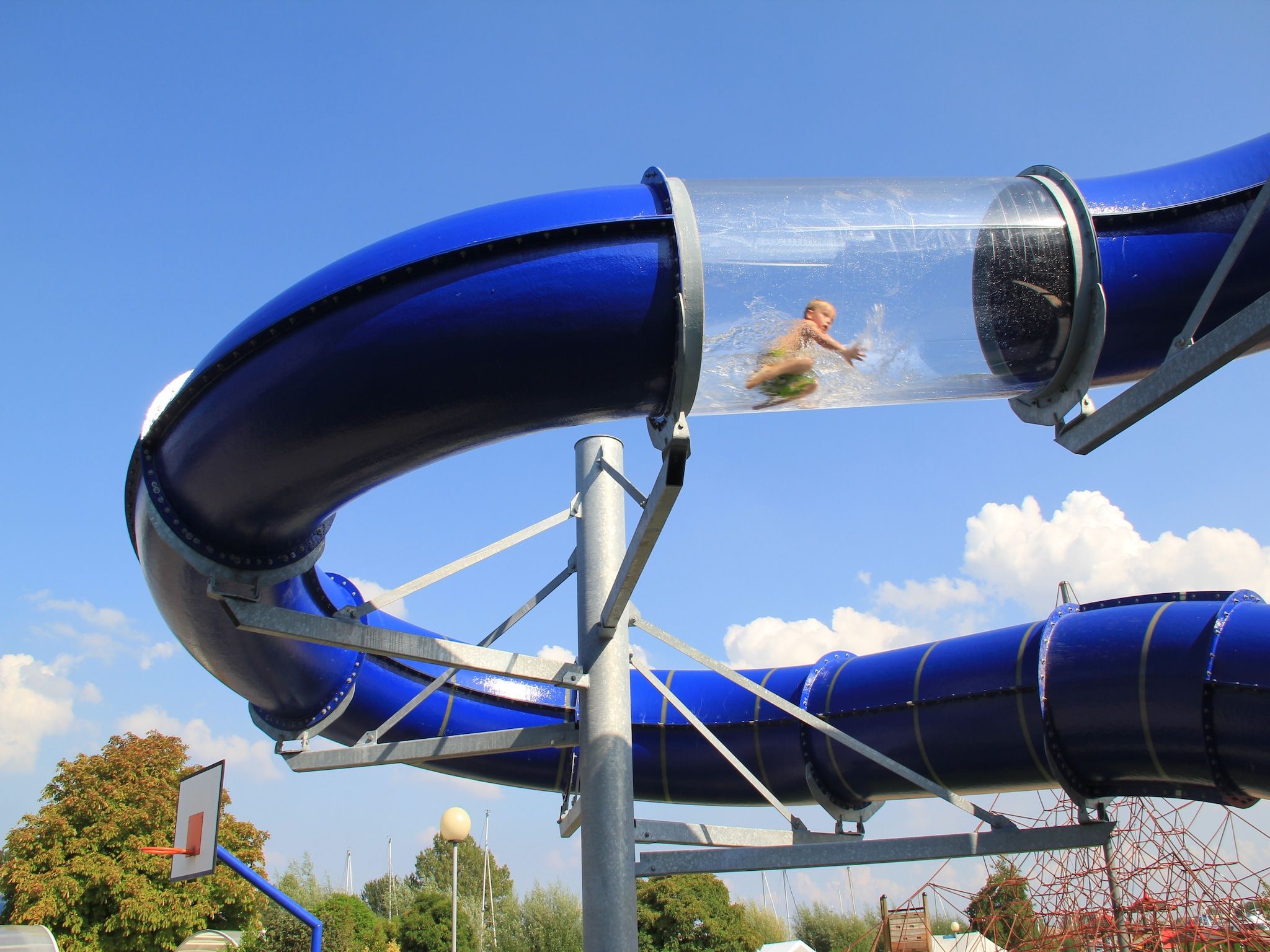 Parkfaciliteiten bij Villapark de Paardekreek 3 in Kortgene