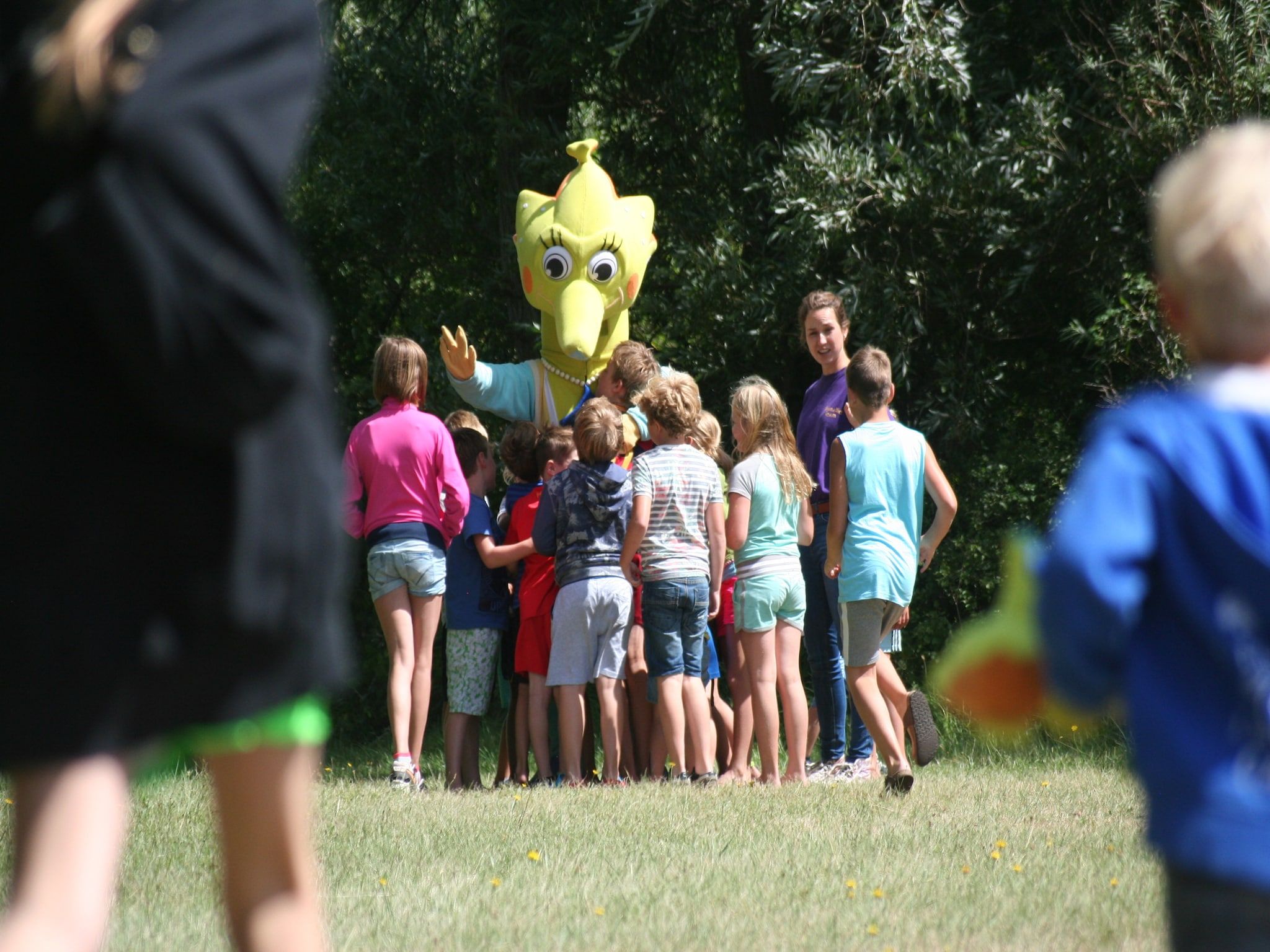 Parkfaciliteiten bij Villapark de Paardekreek 3 in Kortgene
