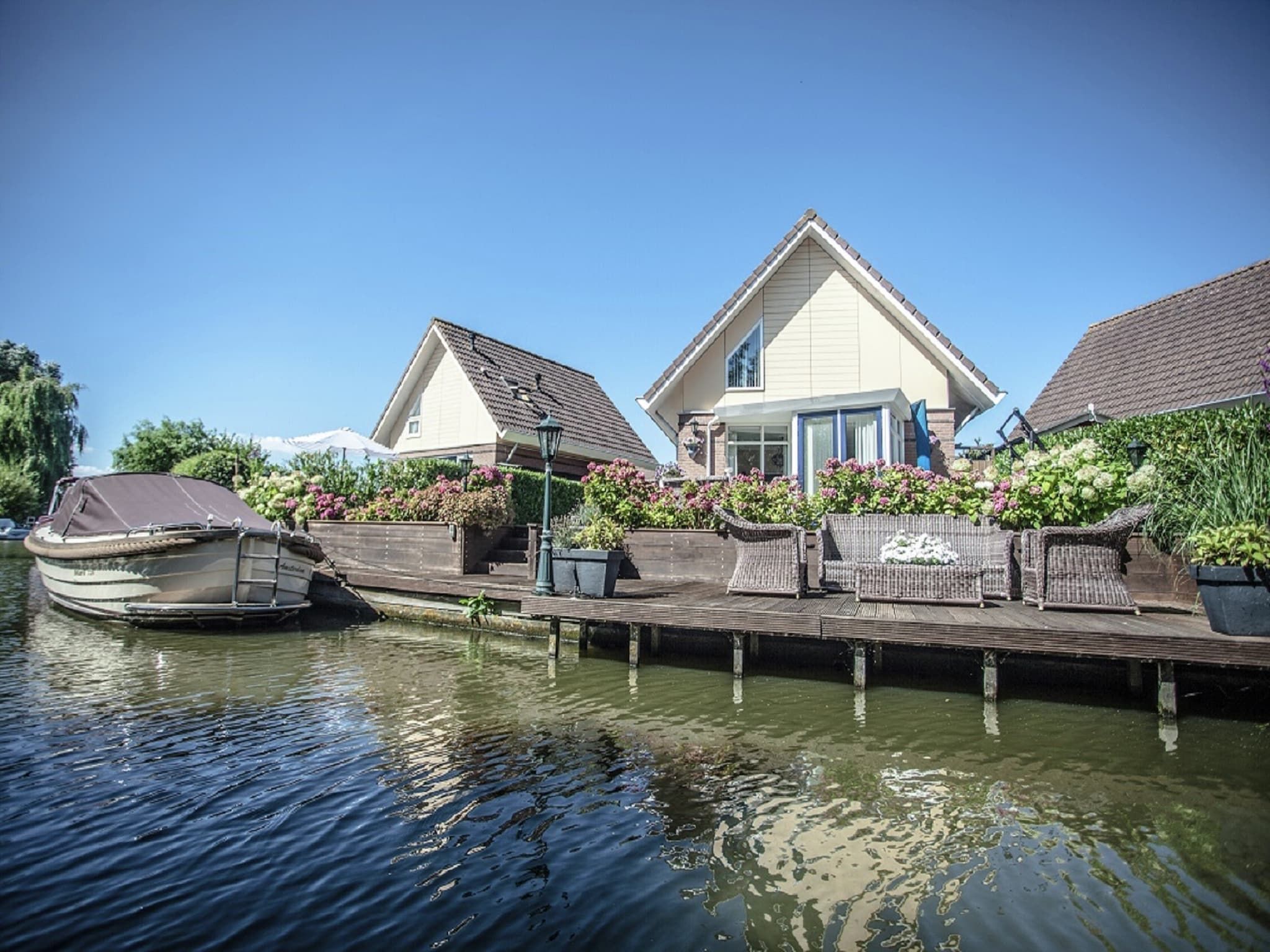 De buitenkant van Vlietstroom 6 in Medemblik