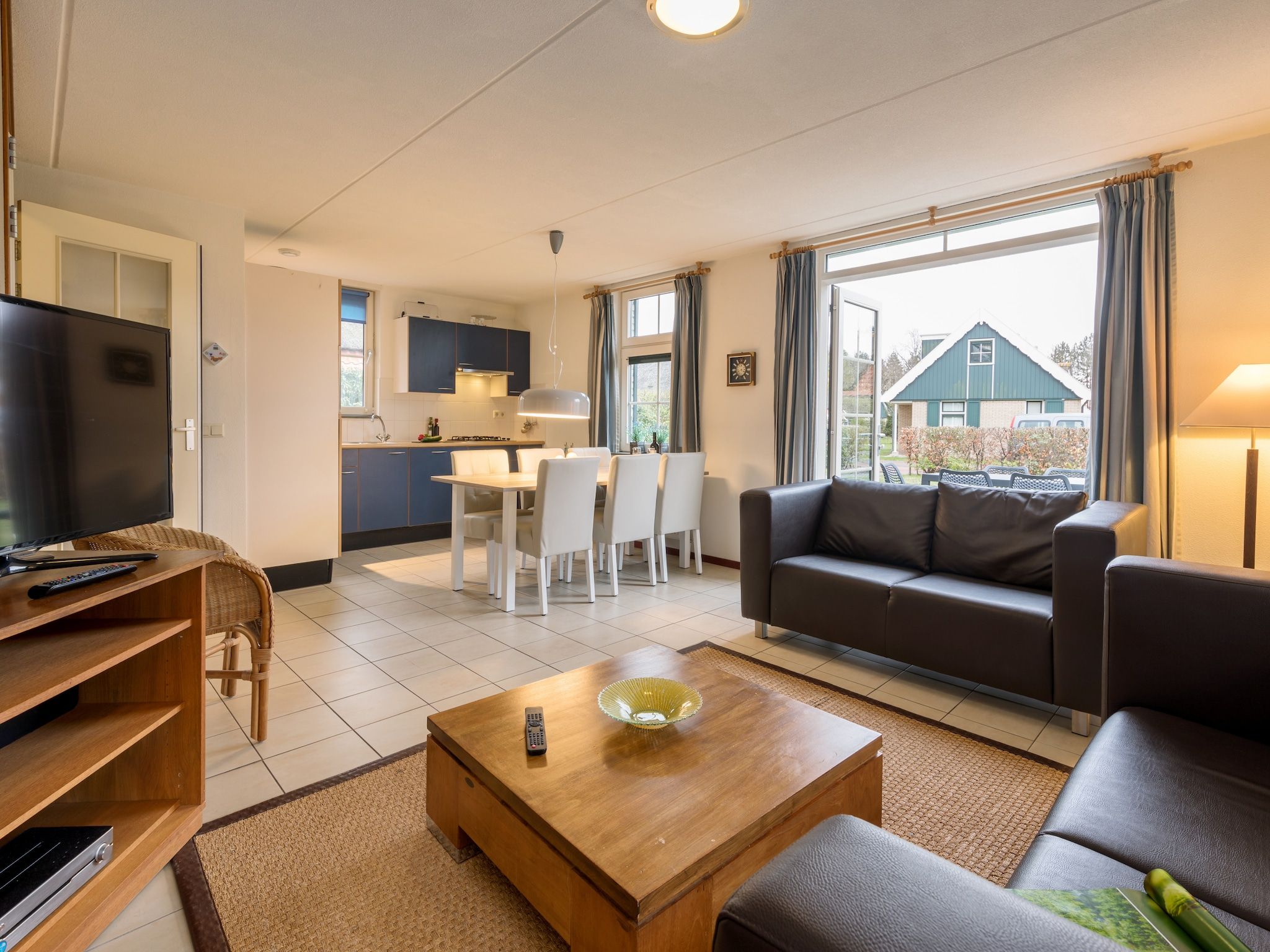 De woonkamer van Kustpark Texel 2 in De Koog