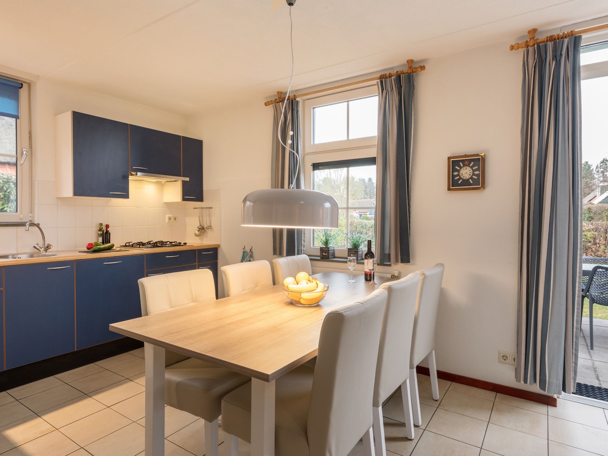 De eetkamer van Kustpark Texel 2 in De Koog