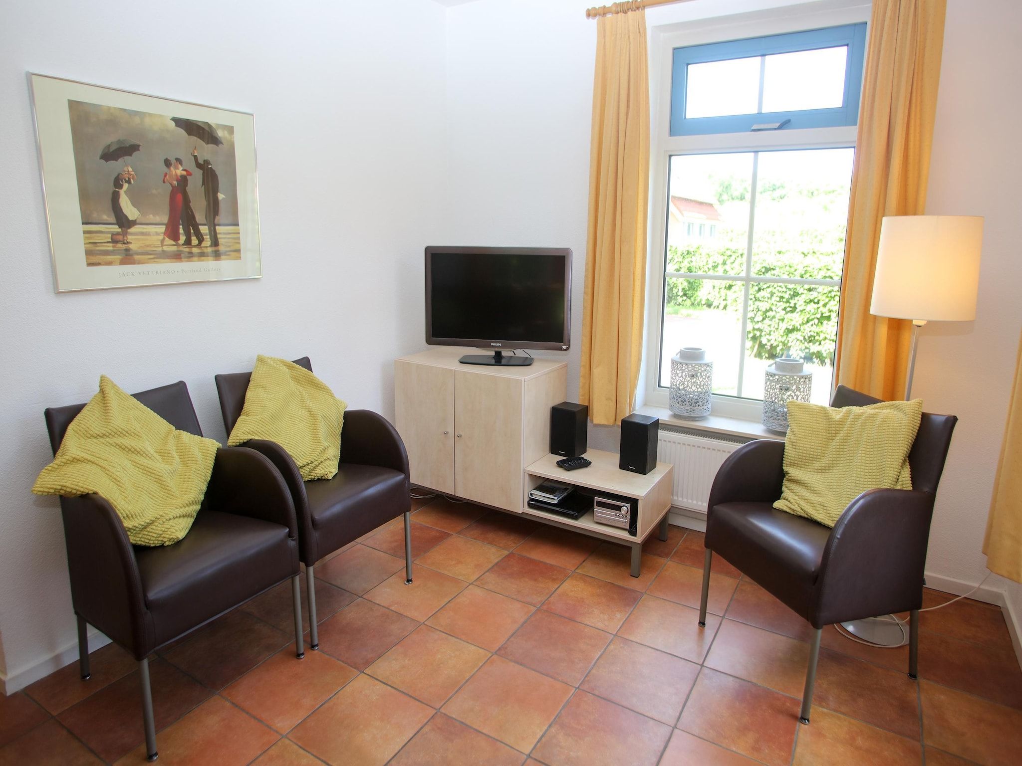 De woonkamer van Kustpark Texel 3 in De Koog