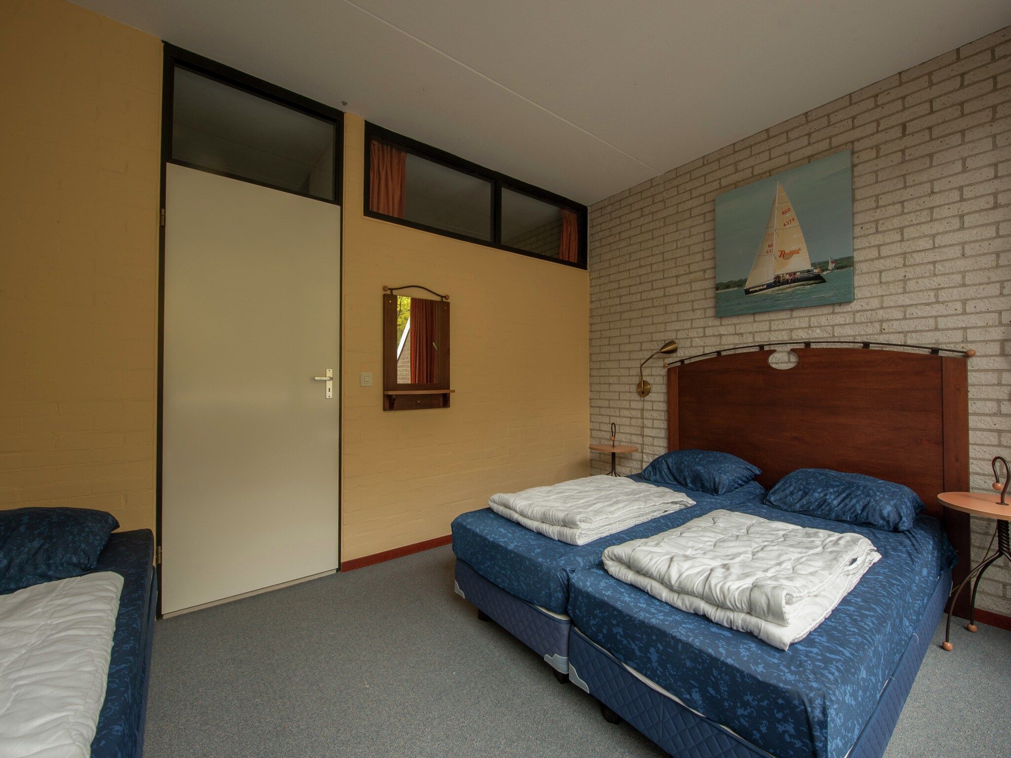 Een slaapkamer van Aquadelta 22 in Bruinisse