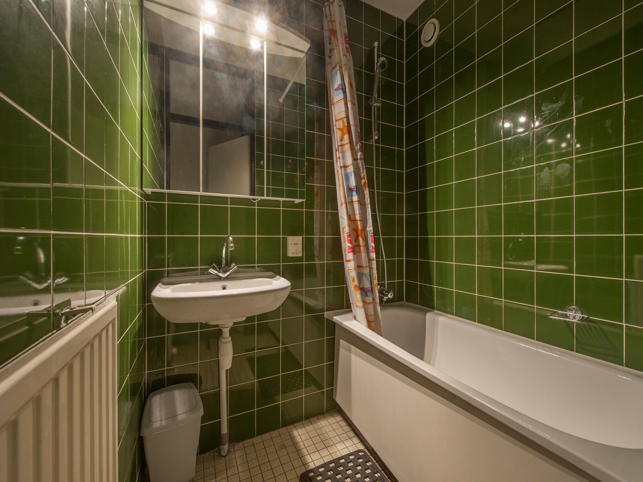 De badkamer van Aquadelta 22 in Bruinisse