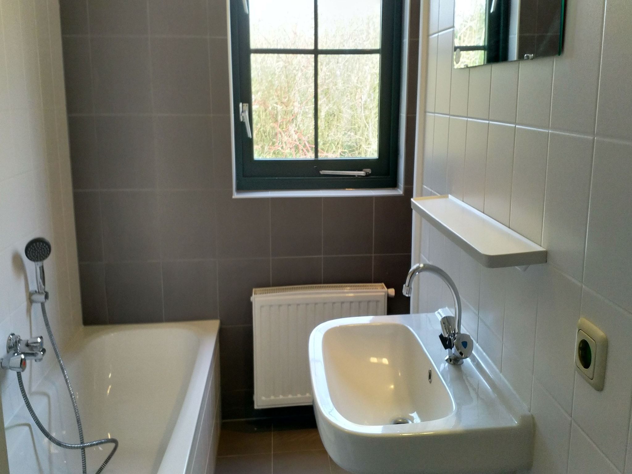 De badkamer van Vakantiepark Eigen Wijze 5 in Bant