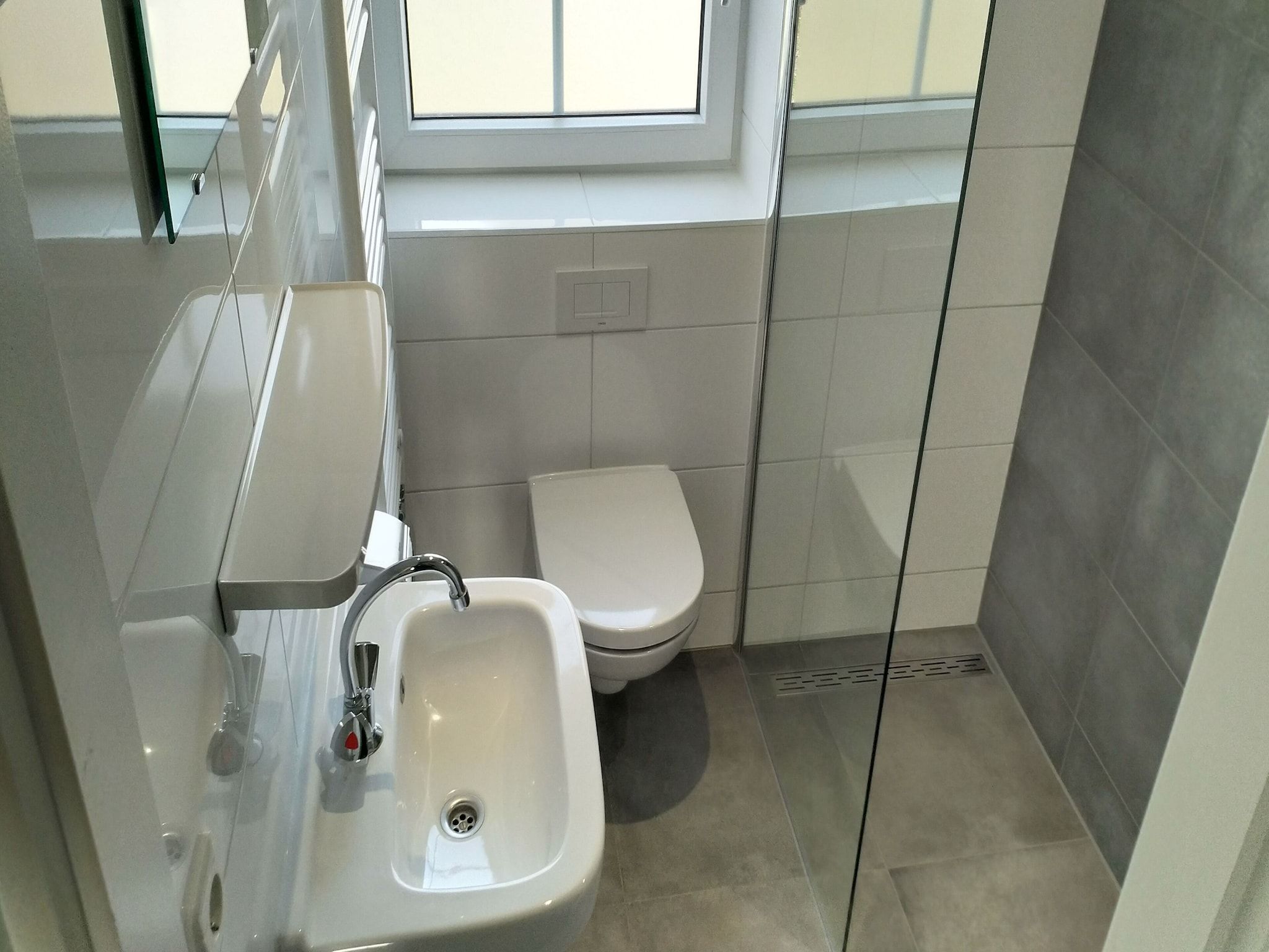 De badkamer van Vakantiepark Eigen Wijze 4 in Bant