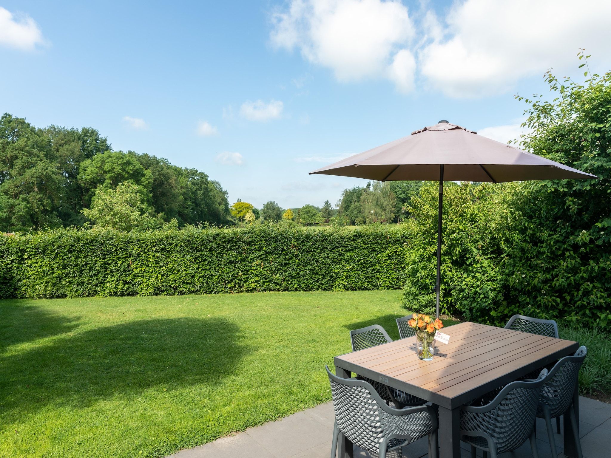 De tuin van Vakantie bij Meeussen - Molendal 1 in Plasmolen