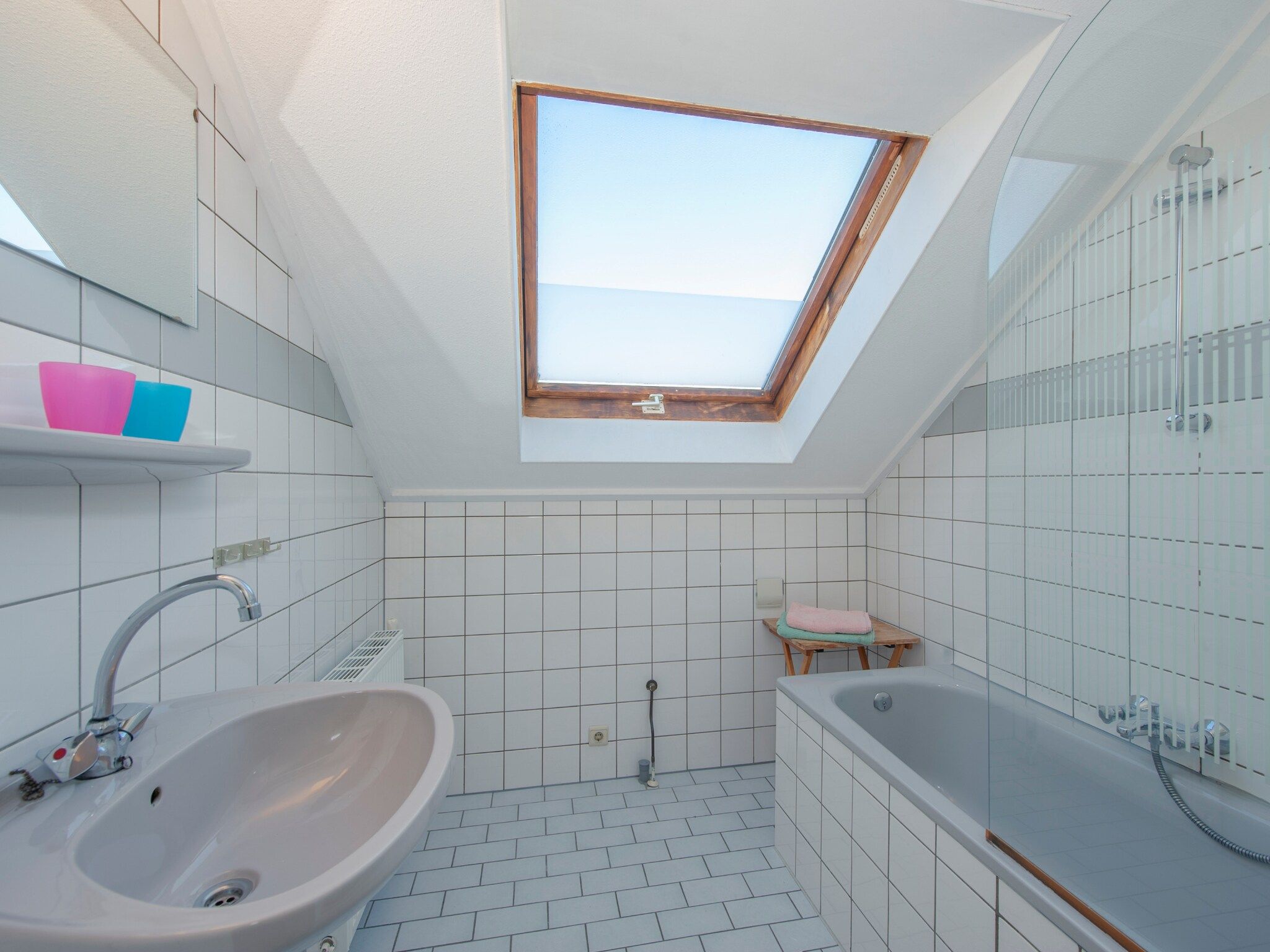 De badkamer van Vakantiepark Zeebad 2 in Breskens