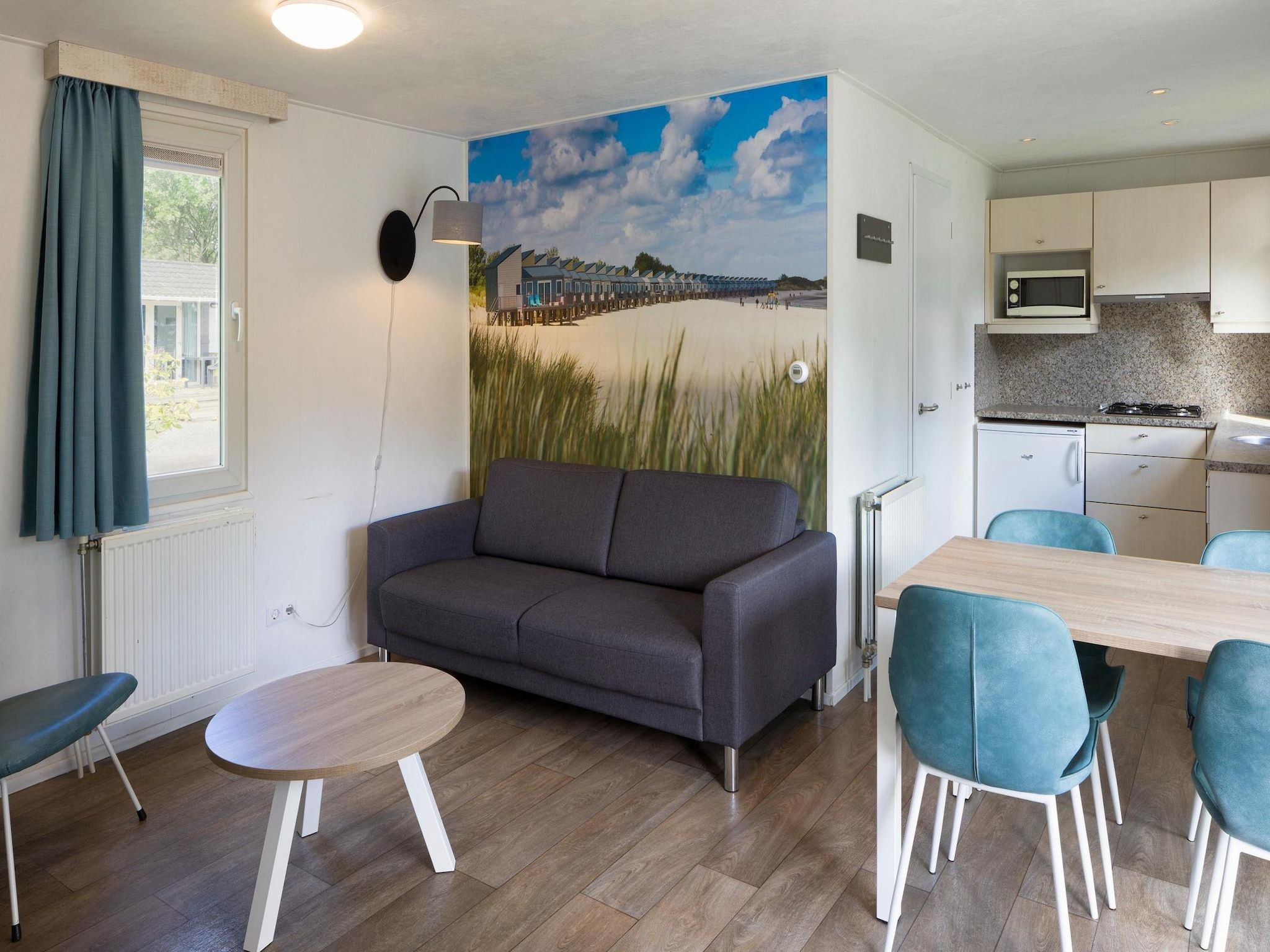 De woonkamer van Vakantiepark Beach Resort 2 in Kamperland