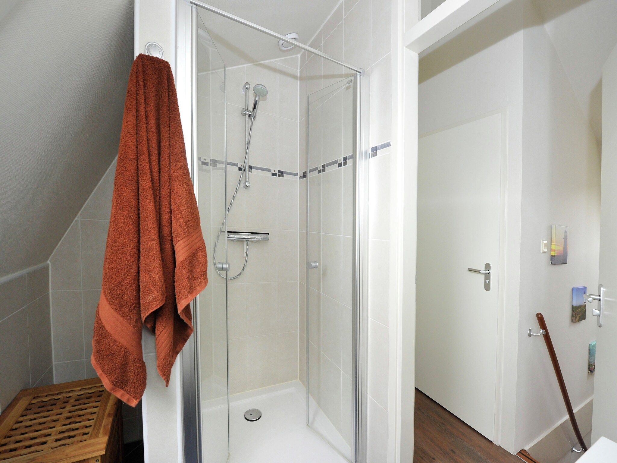 De badkamer van Vakantiepark Duinrust 1 in Noordwijk aan zee