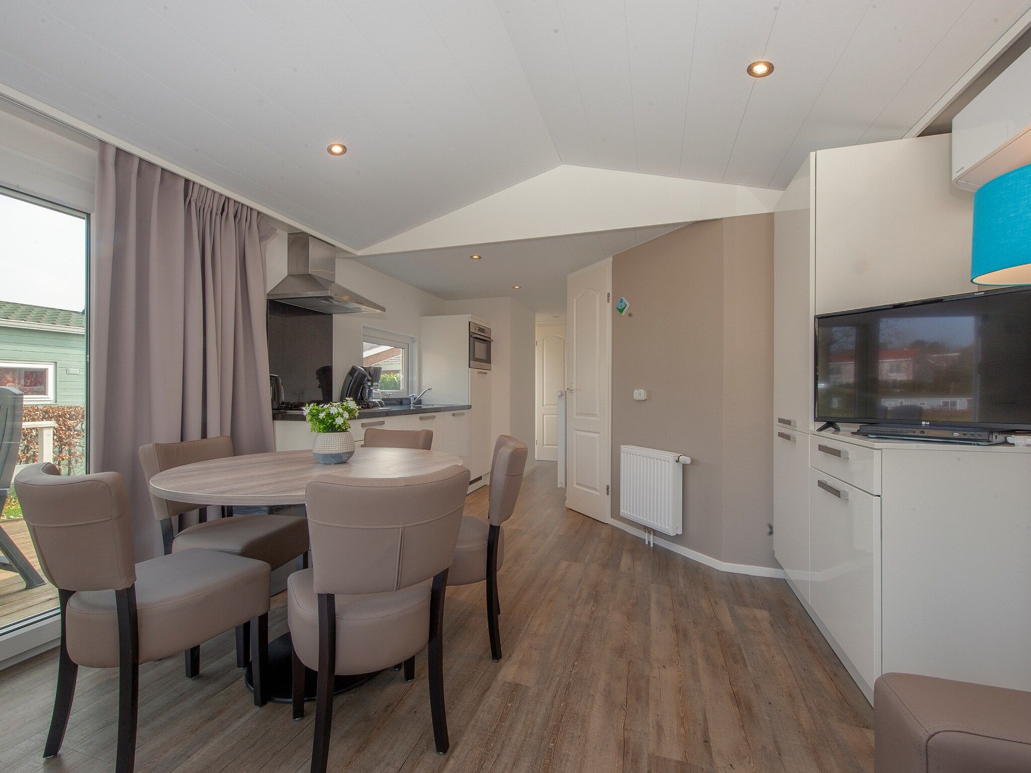 De woonkamer van Resort Arcen 15 in Arcen