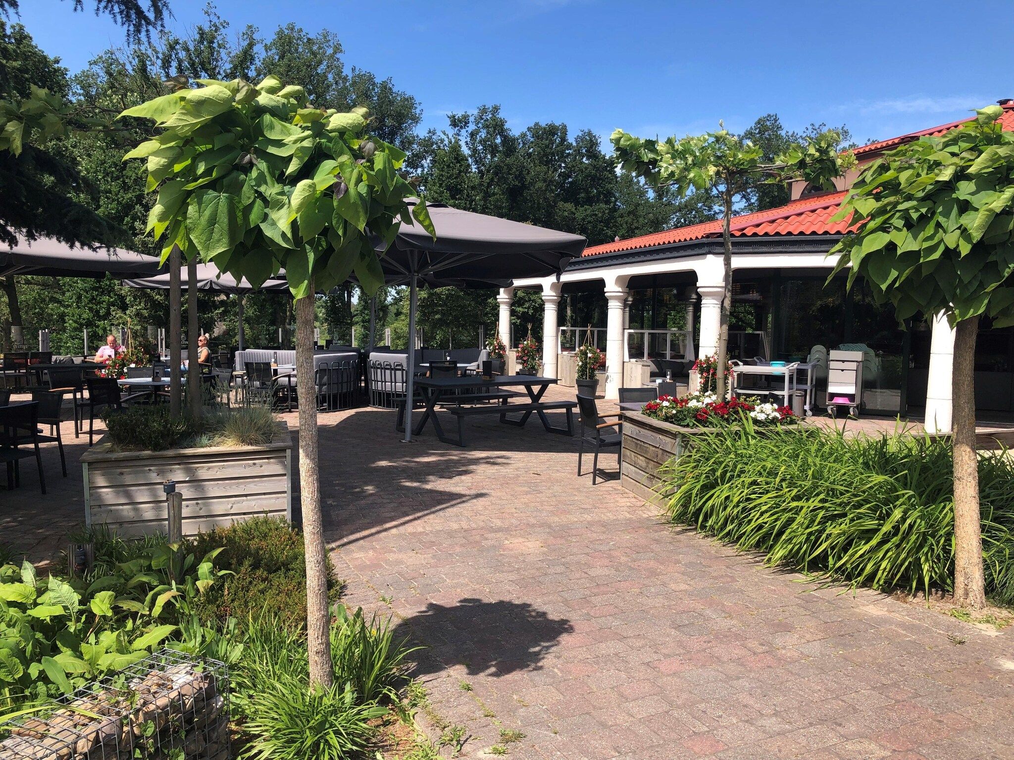 Parkfaciliteiten bij Resort Arcen 15 in Arcen