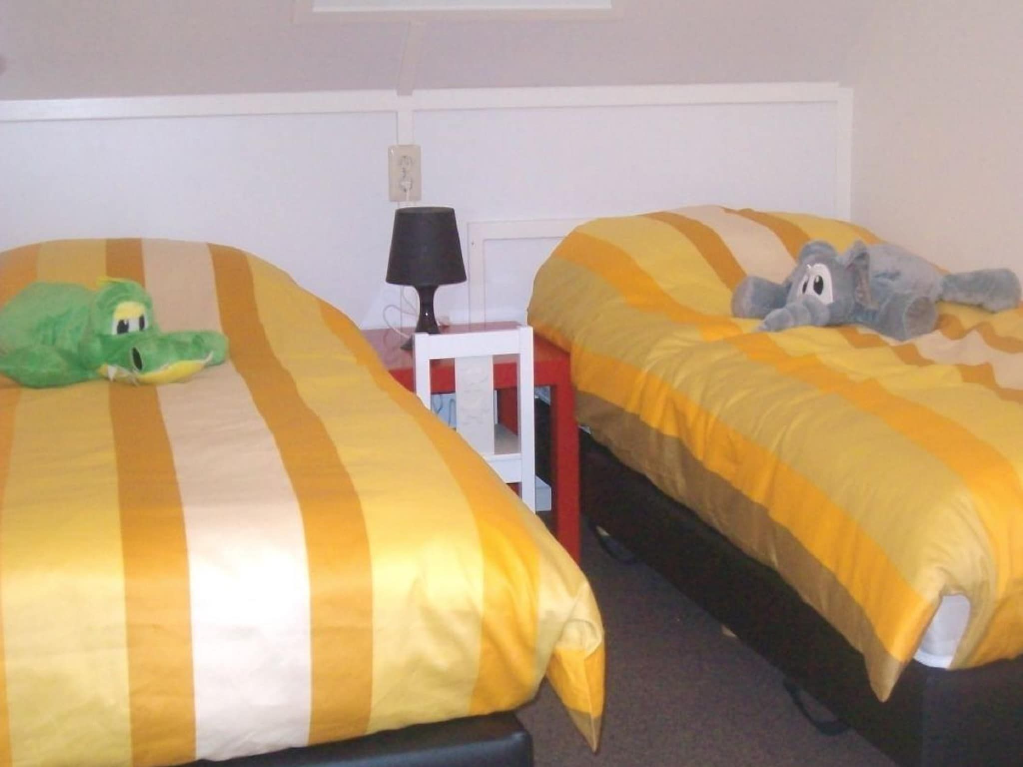 Een slaapkamer van Vakantiepark Horsetellerie 4 in Hardenberg (rheezerveen)