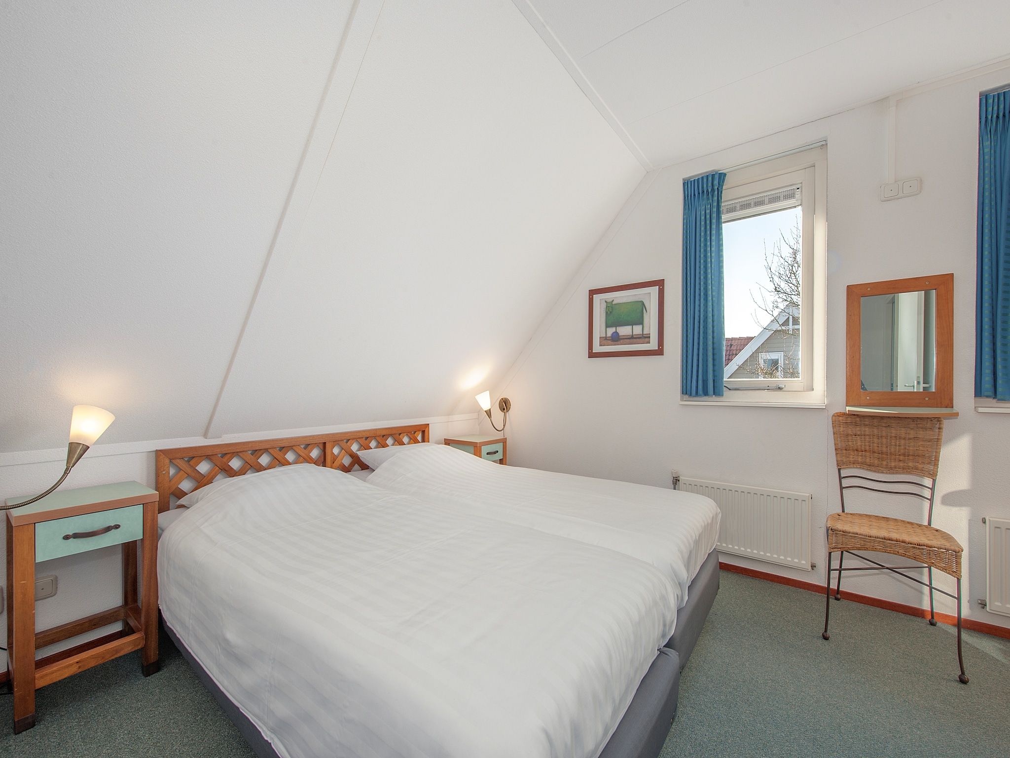 Een slaapkamer van Aquadelta 9 in Bruinisse