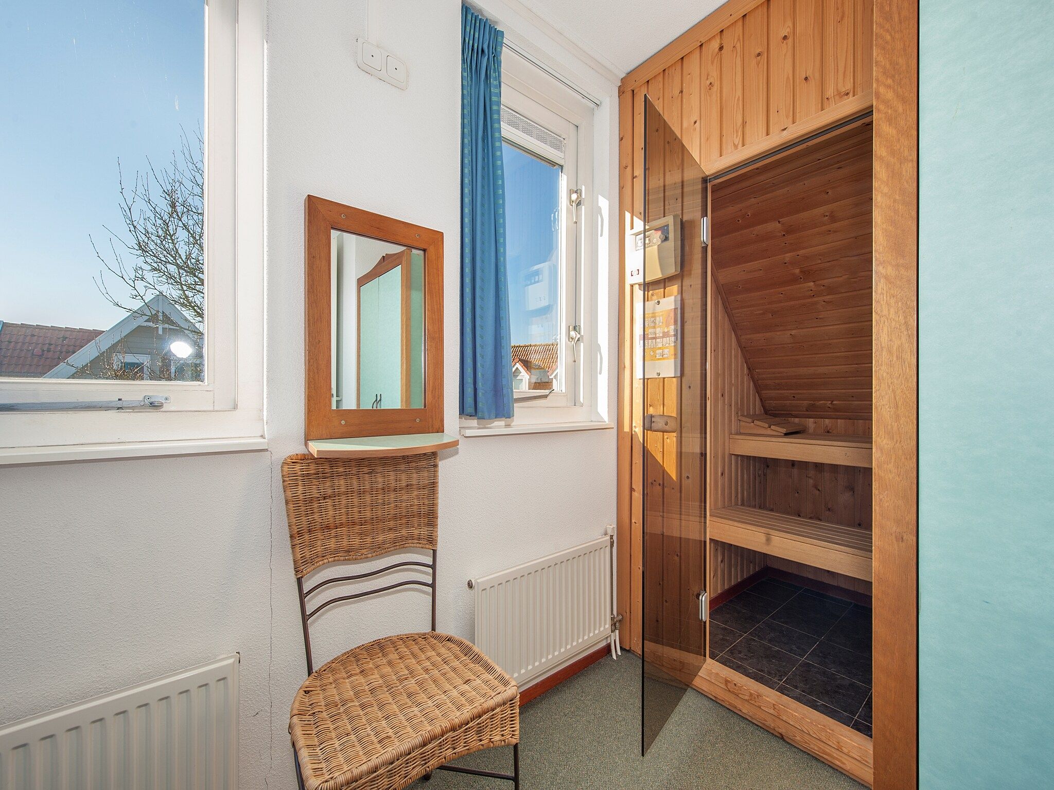 De badkamer van Aquadelta 9 in Bruinisse